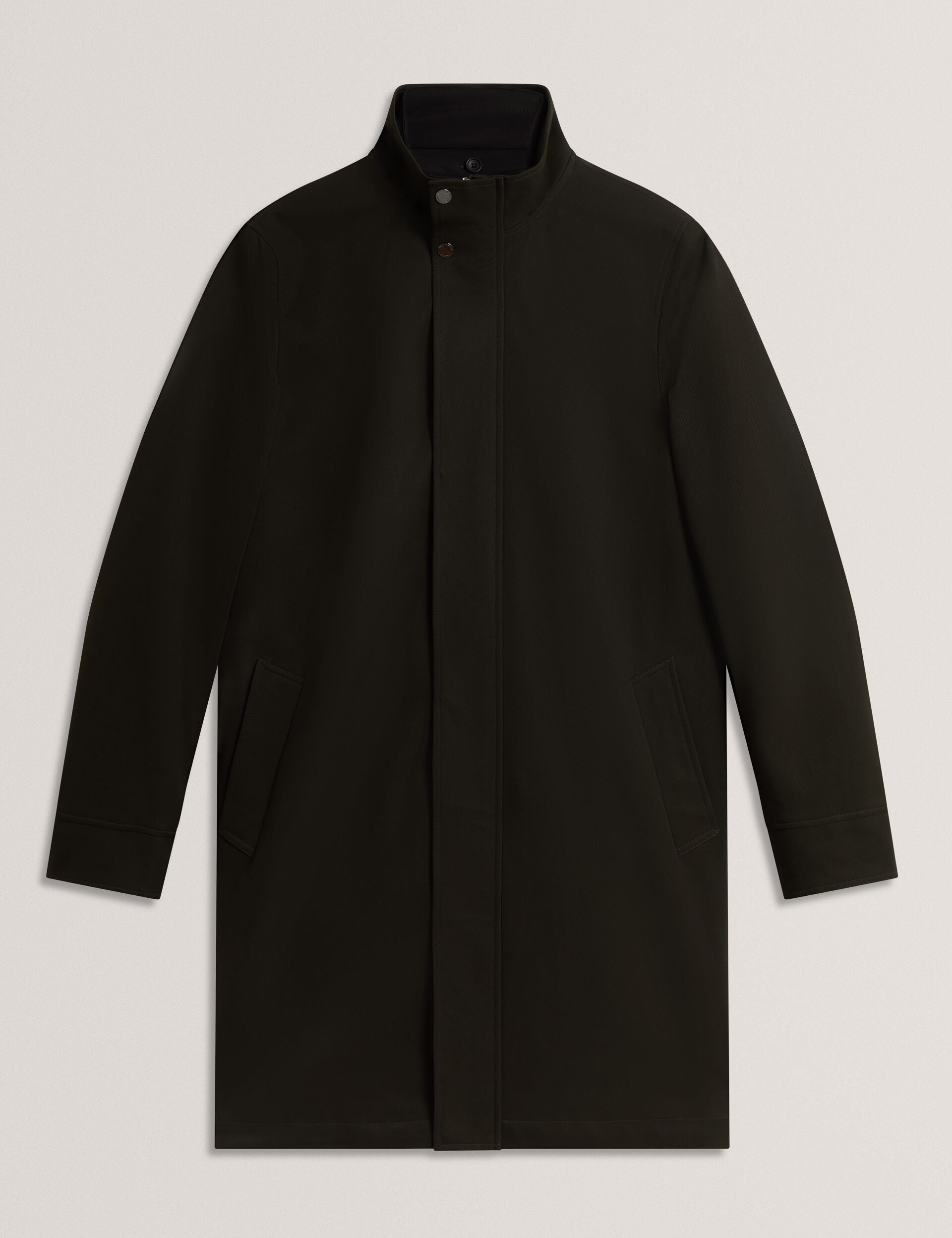 Ted Baker Ruabon Funnel Neck Longline Jacket With Liner
