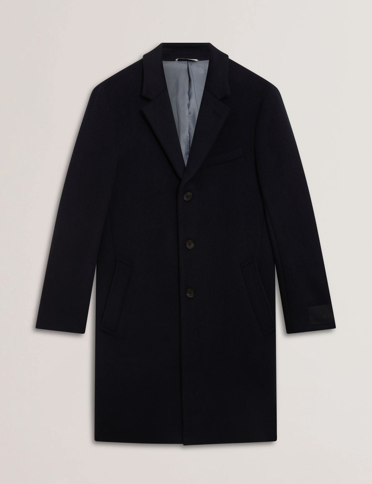 Ted Baker Alerton Slim Fit Wool Rich City Overcoat