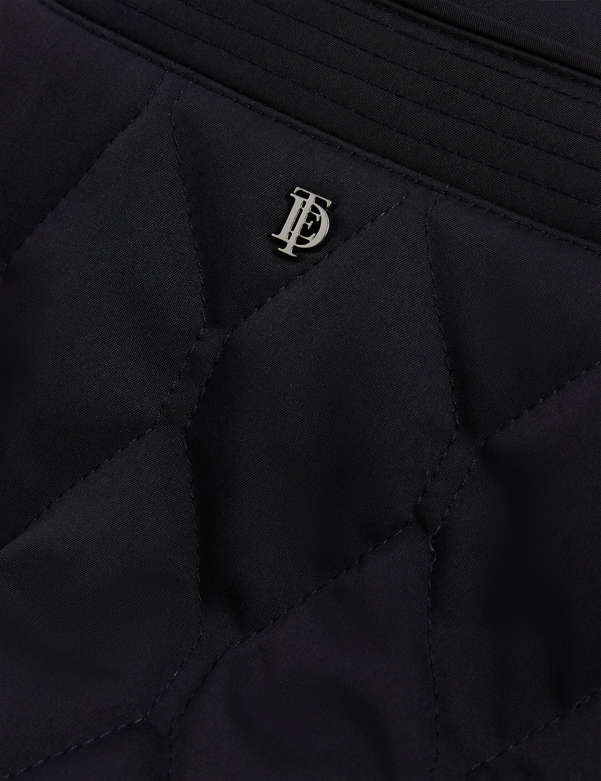 Ted Baker Hollbec Diamond Quilted Zip Field Coat