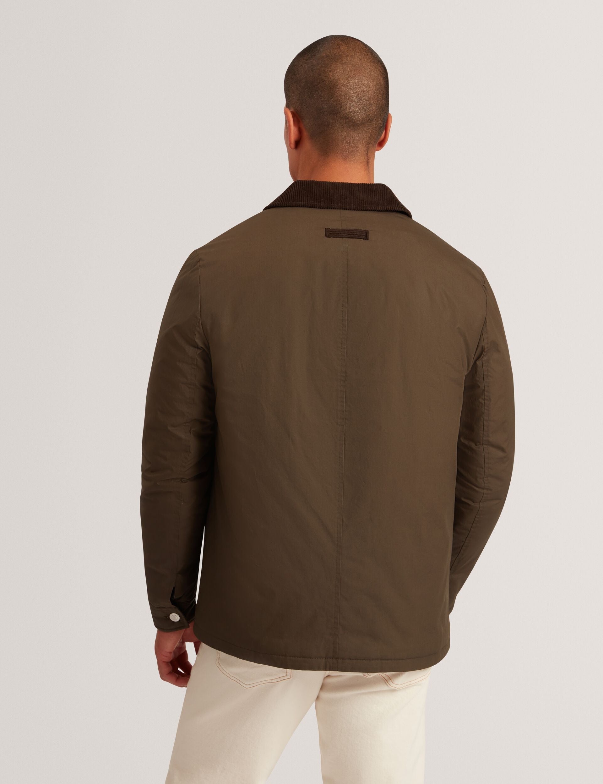 Ted Baker Nevers Waxed Cotton Buttonup Jacket