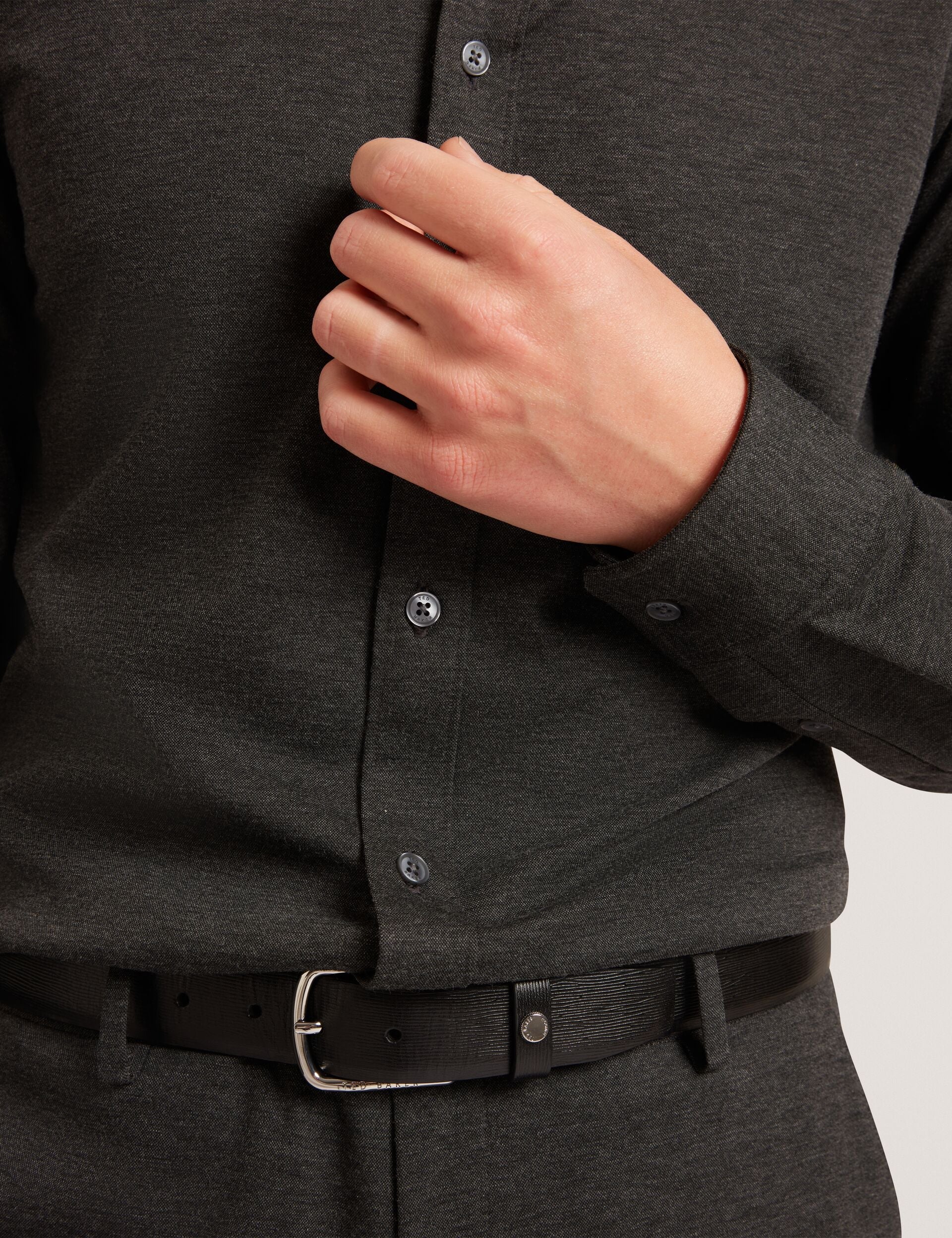 Ted Baker Nortun Regular Fit Knitted Jersey Shirt