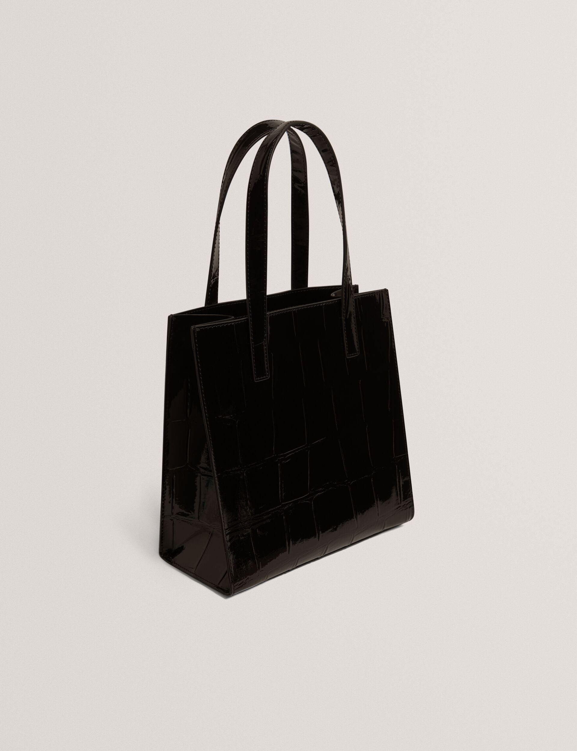 Ted Baker Vivanaa Patent Croc Texture Large Icon Tote Bag Women's