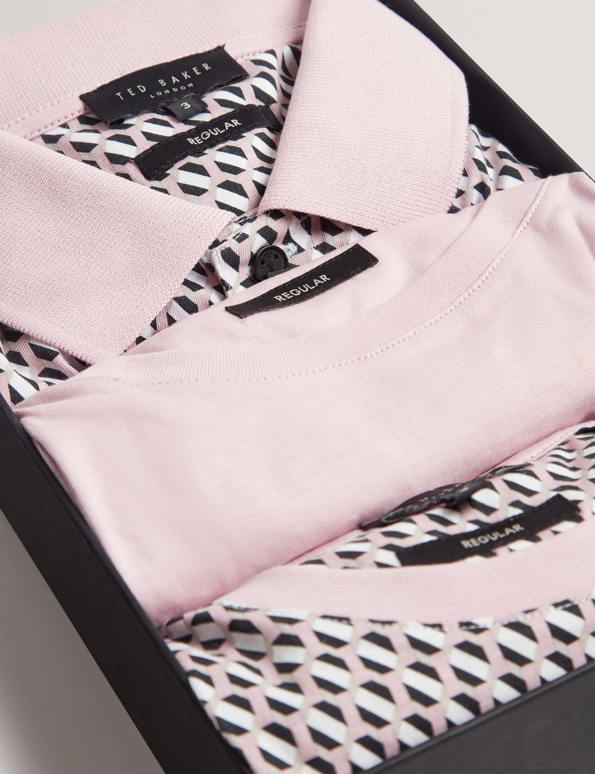 Ted Baker Sangs Geometric Jersey Top Gift Set 3Pack