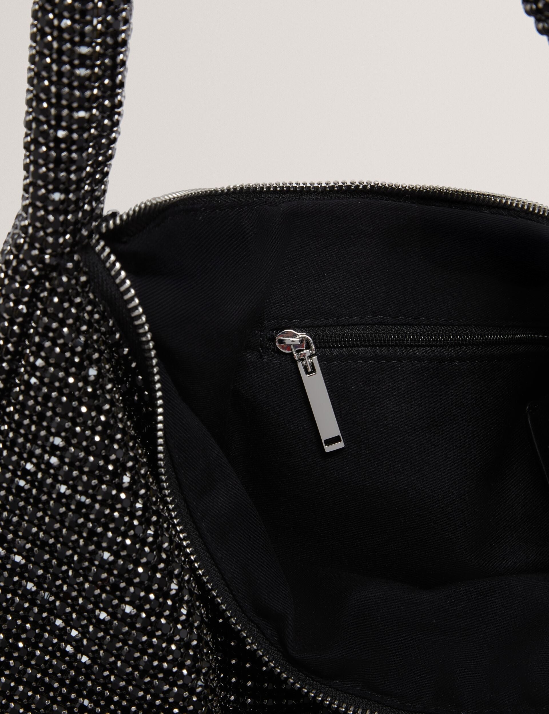 Ted Baker Crystta Crystal Embellished Large Slouch Shoulder Bag Women's