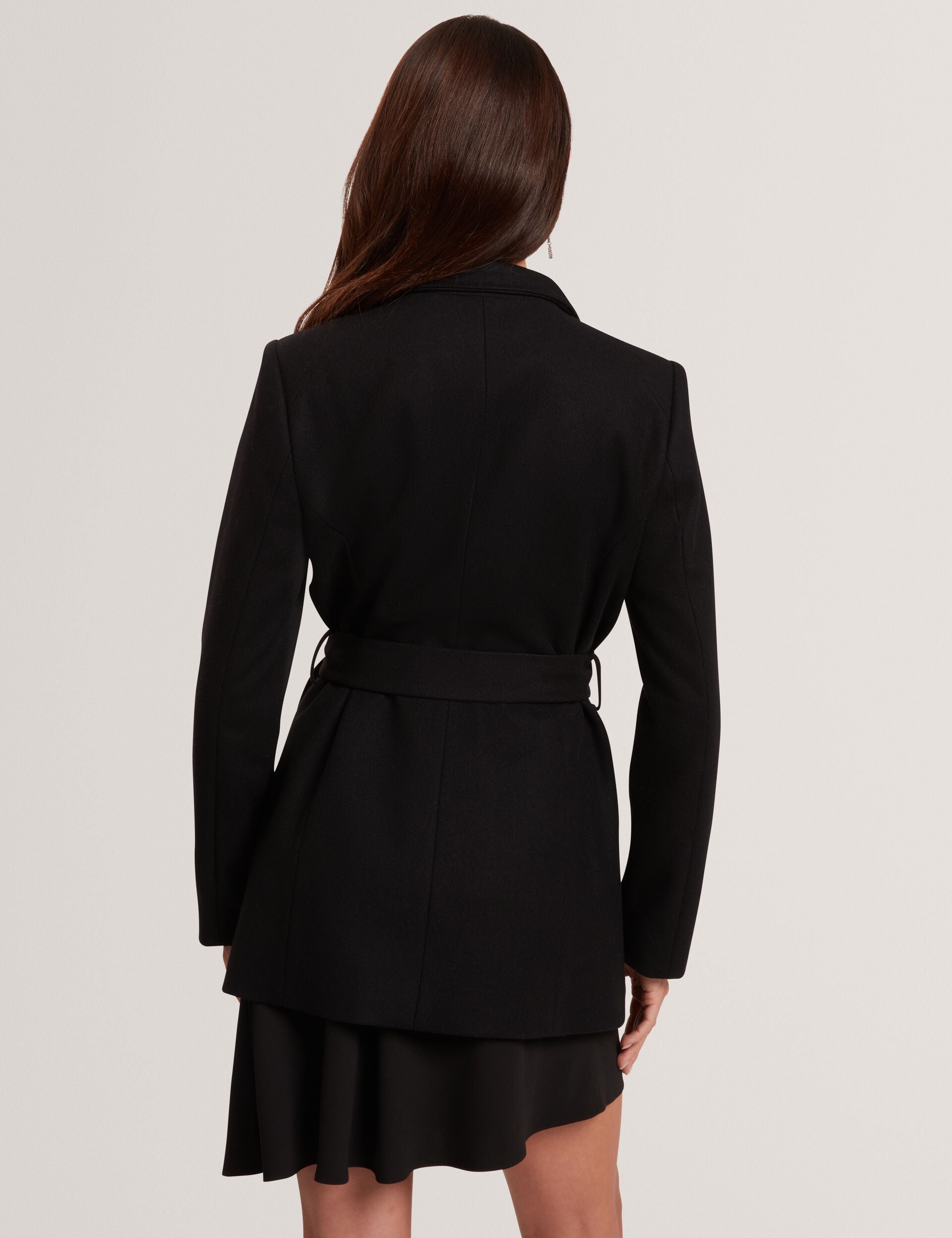 Ted Baker Rosess Short Belted Wool Wrap Coat Women's