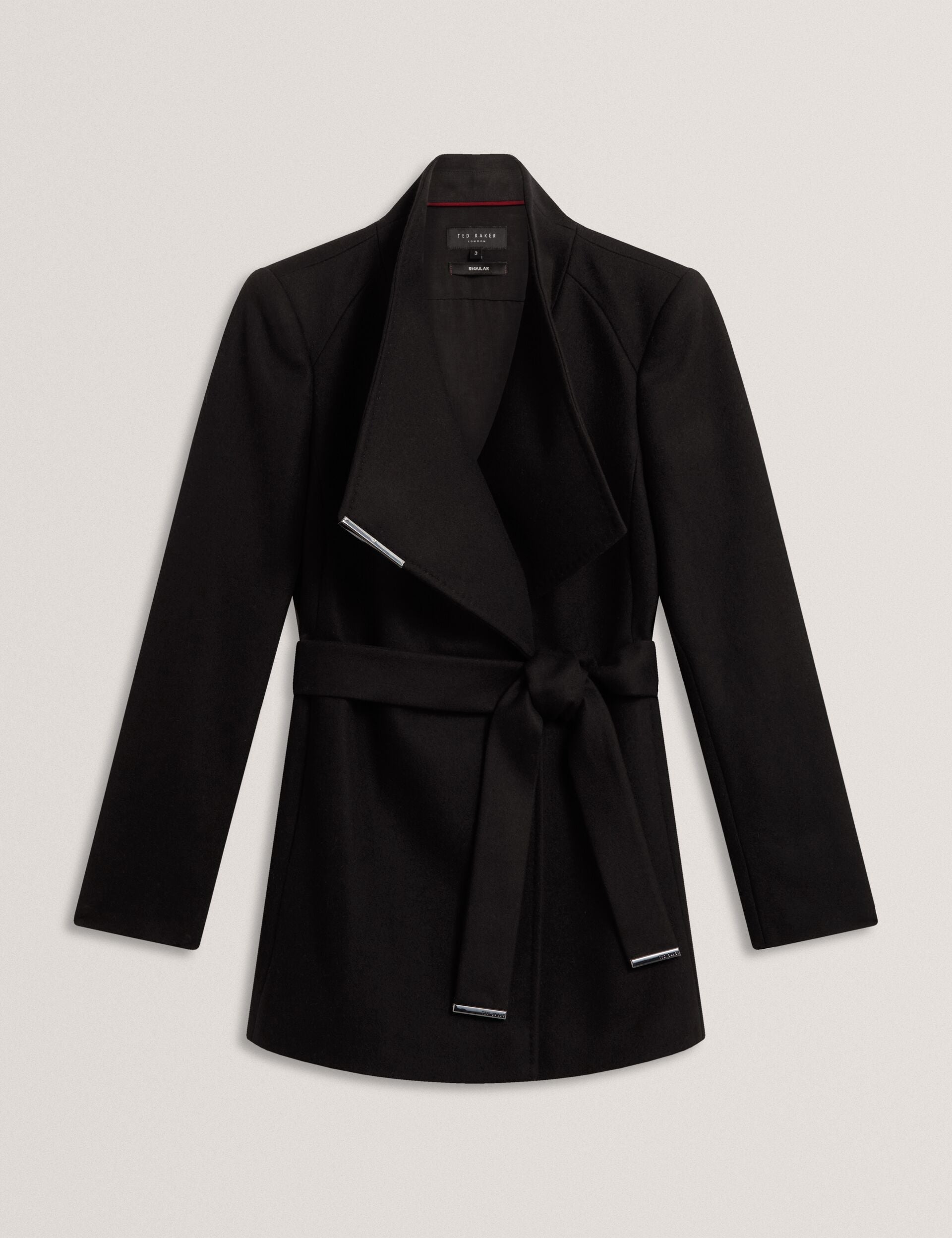 Ted Baker Rosess Short Belted Wool Wrap Coat Women's