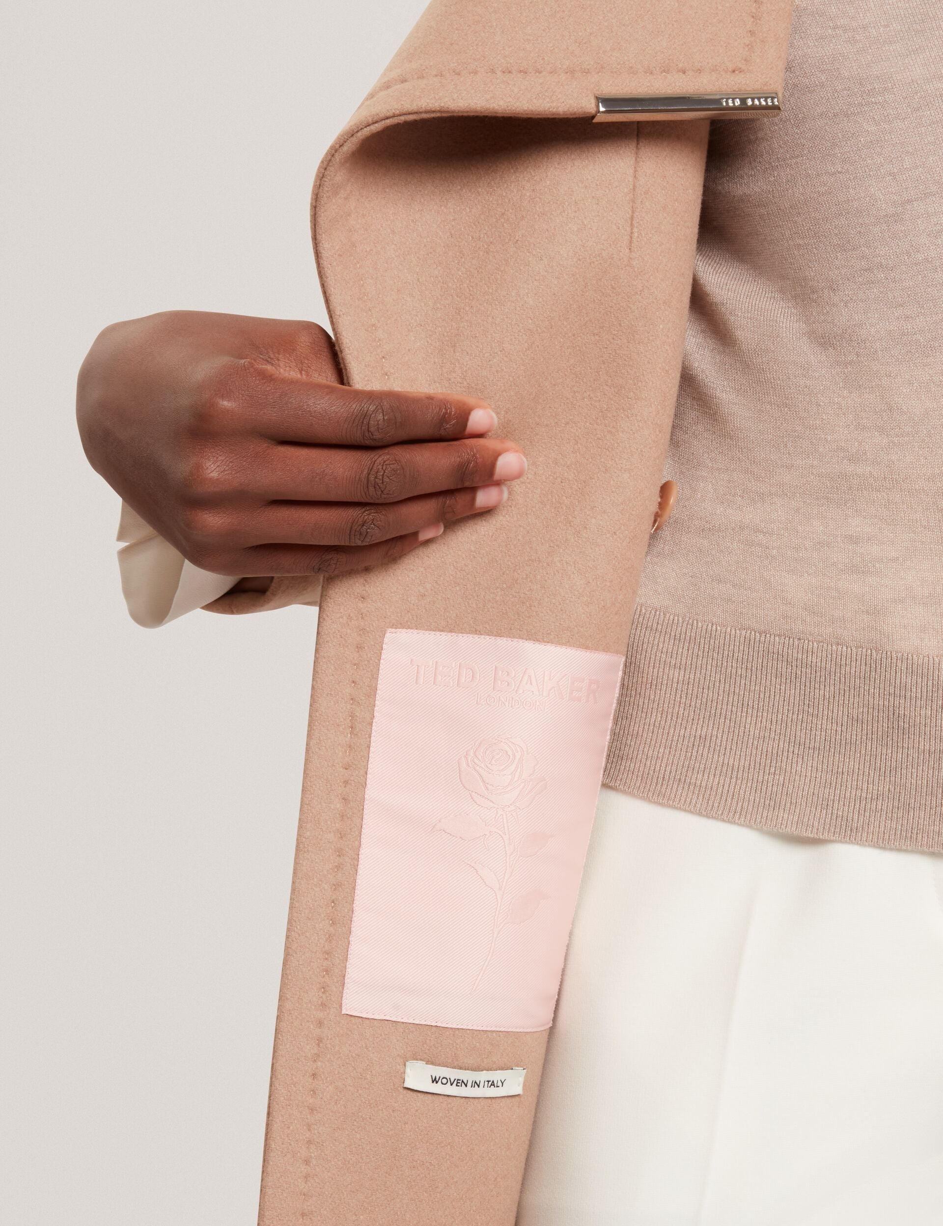 Ted Baker Rosess Short Belted Wool Wrap Coat Women's