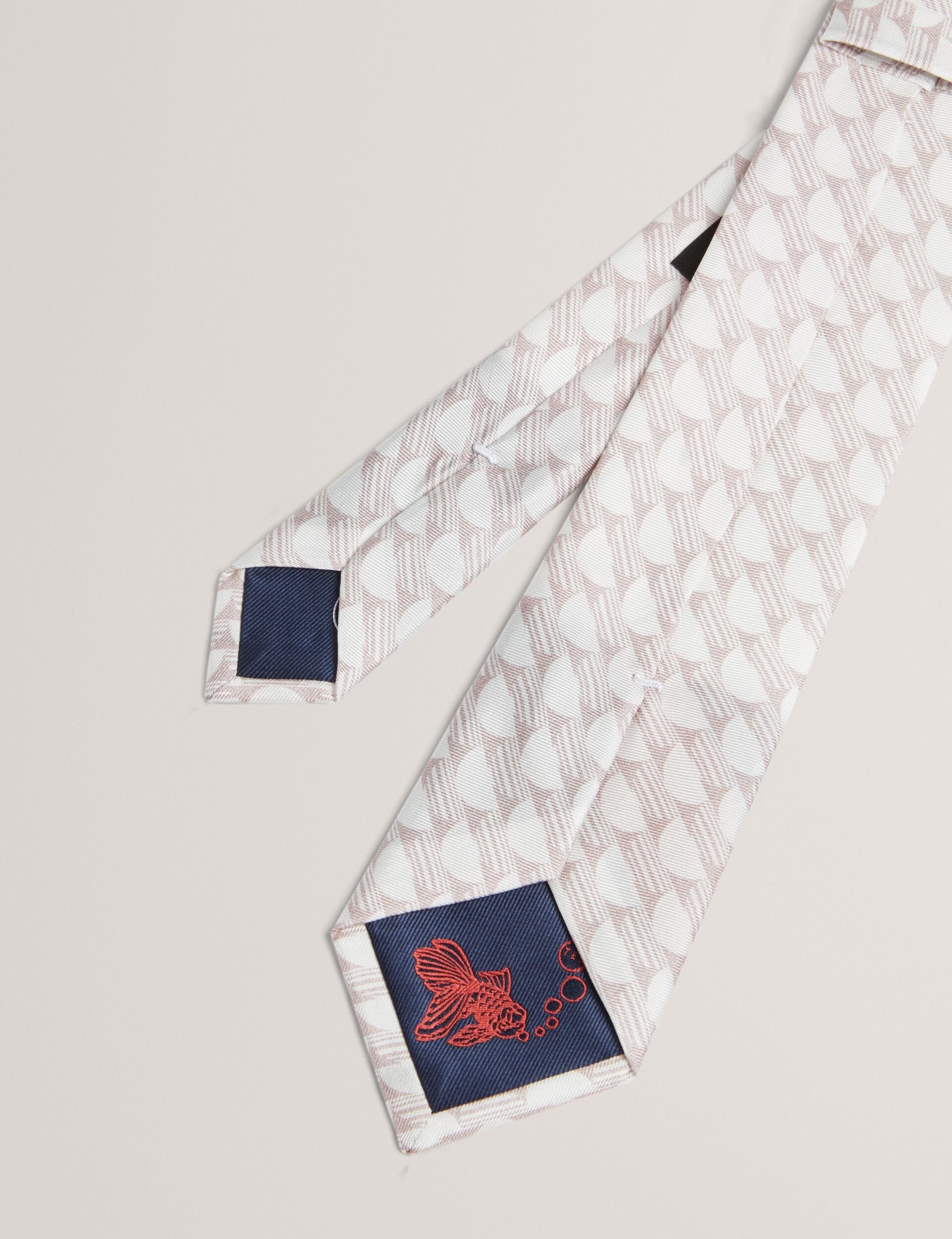 Ted Baker Kerem Retro Geometric Print Silk Tie