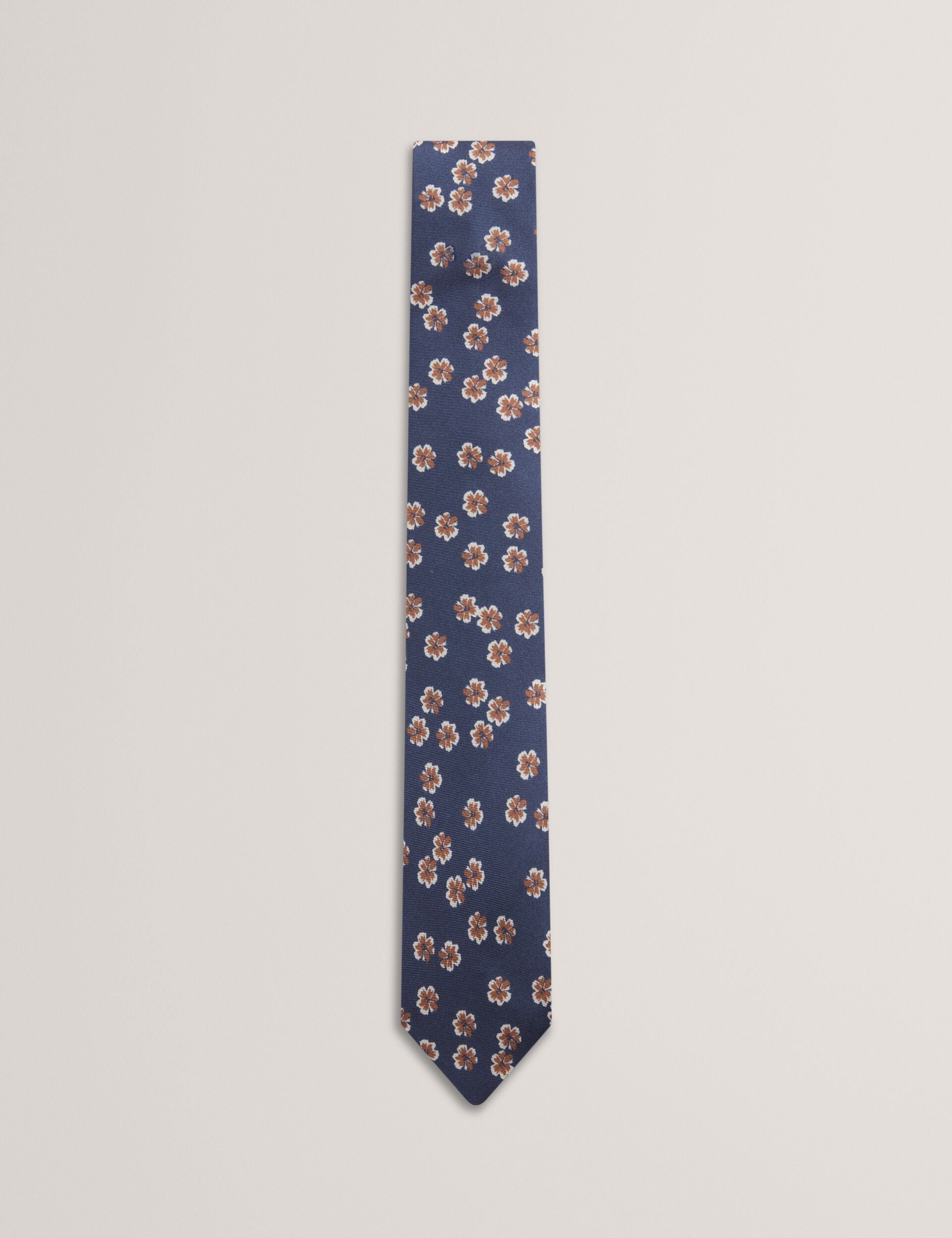Ted Baker Raffeal Scattered Floral Print Silk Tie