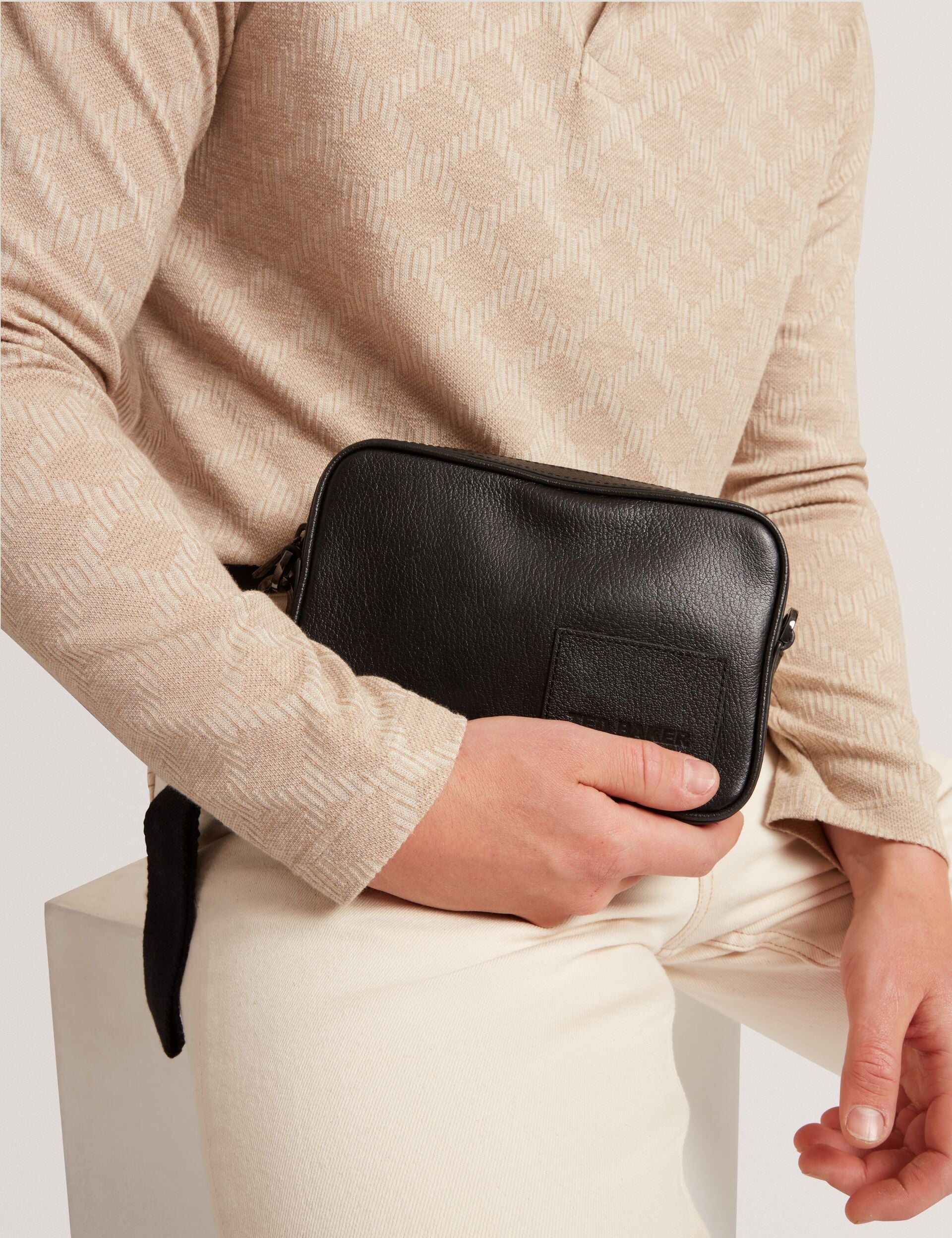 Ted Baker Grifin 2In1 Leather Pouch Crossbody Bag