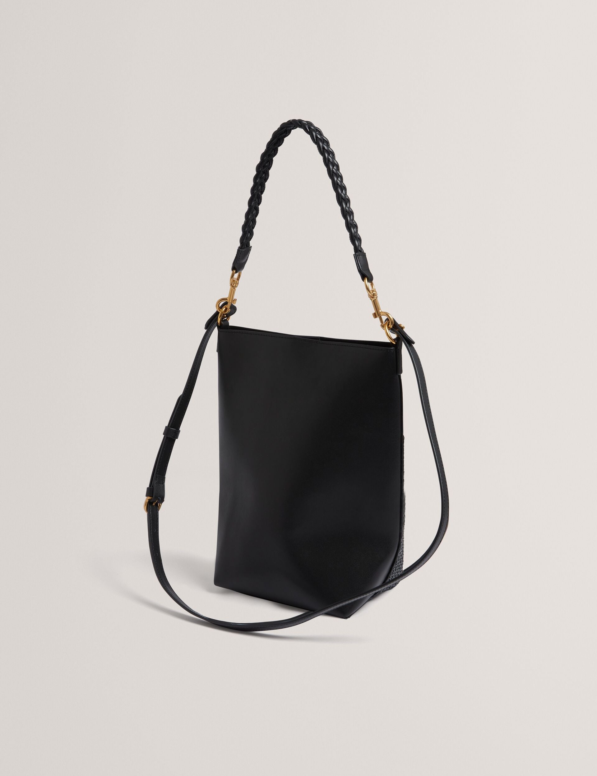 Ted Baker Wyynie Woven Texture Leather Tall Bucket Bag Women's
