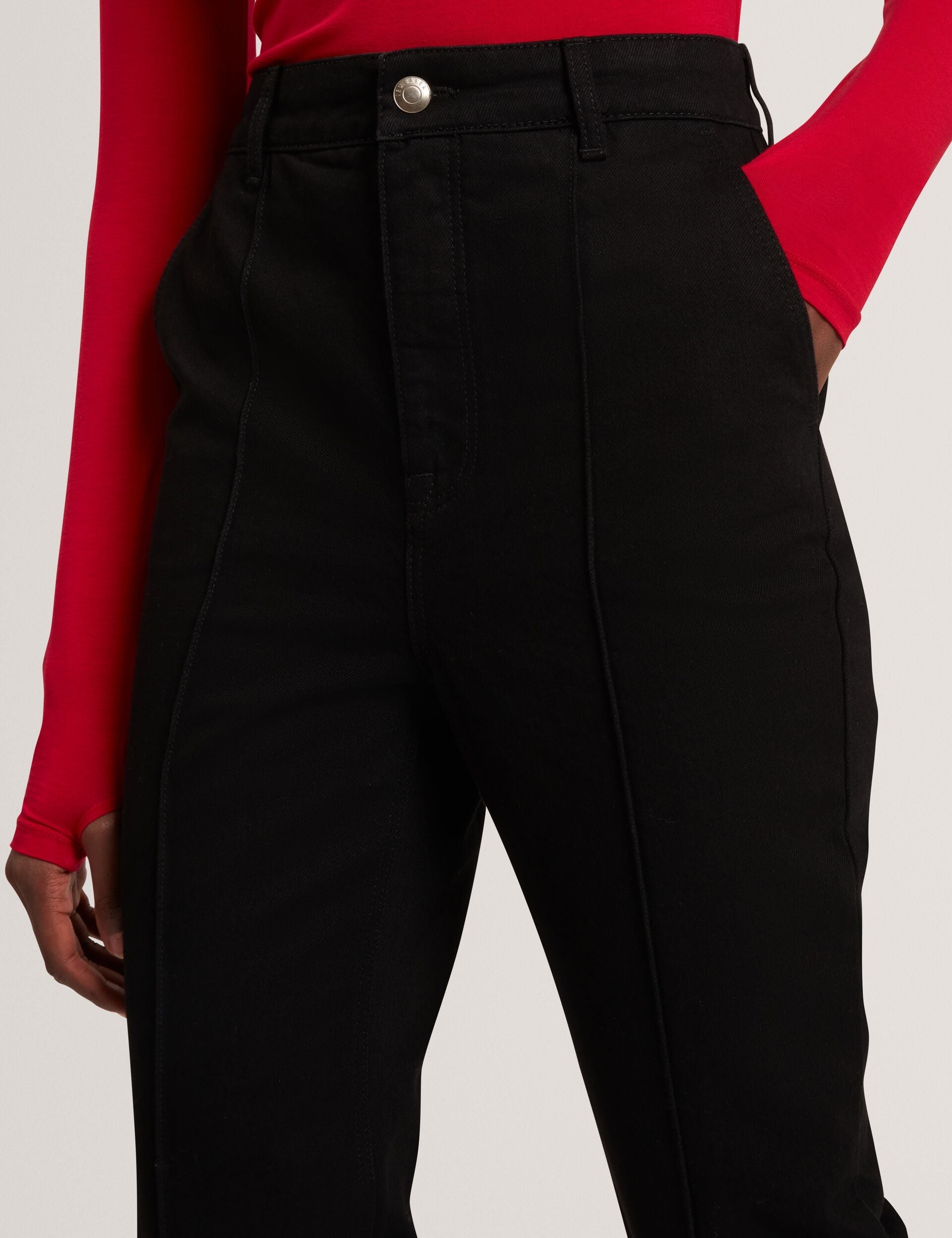 Ted Baker Arare Pintuck Kick Flare High Waisted Jeans Women's