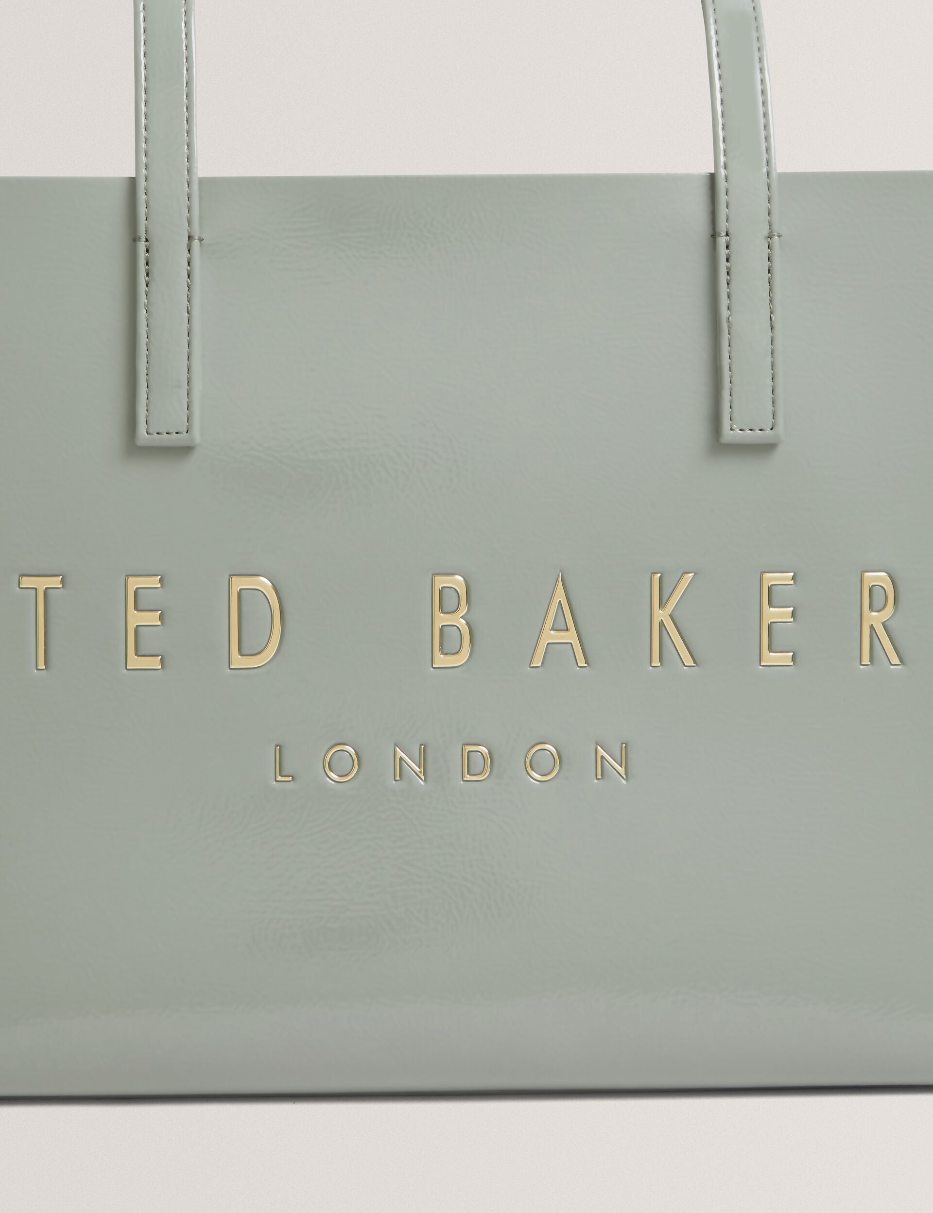 Ted Baker Crinell Crinkled Pu Elongated Icon Tote Bag Women's