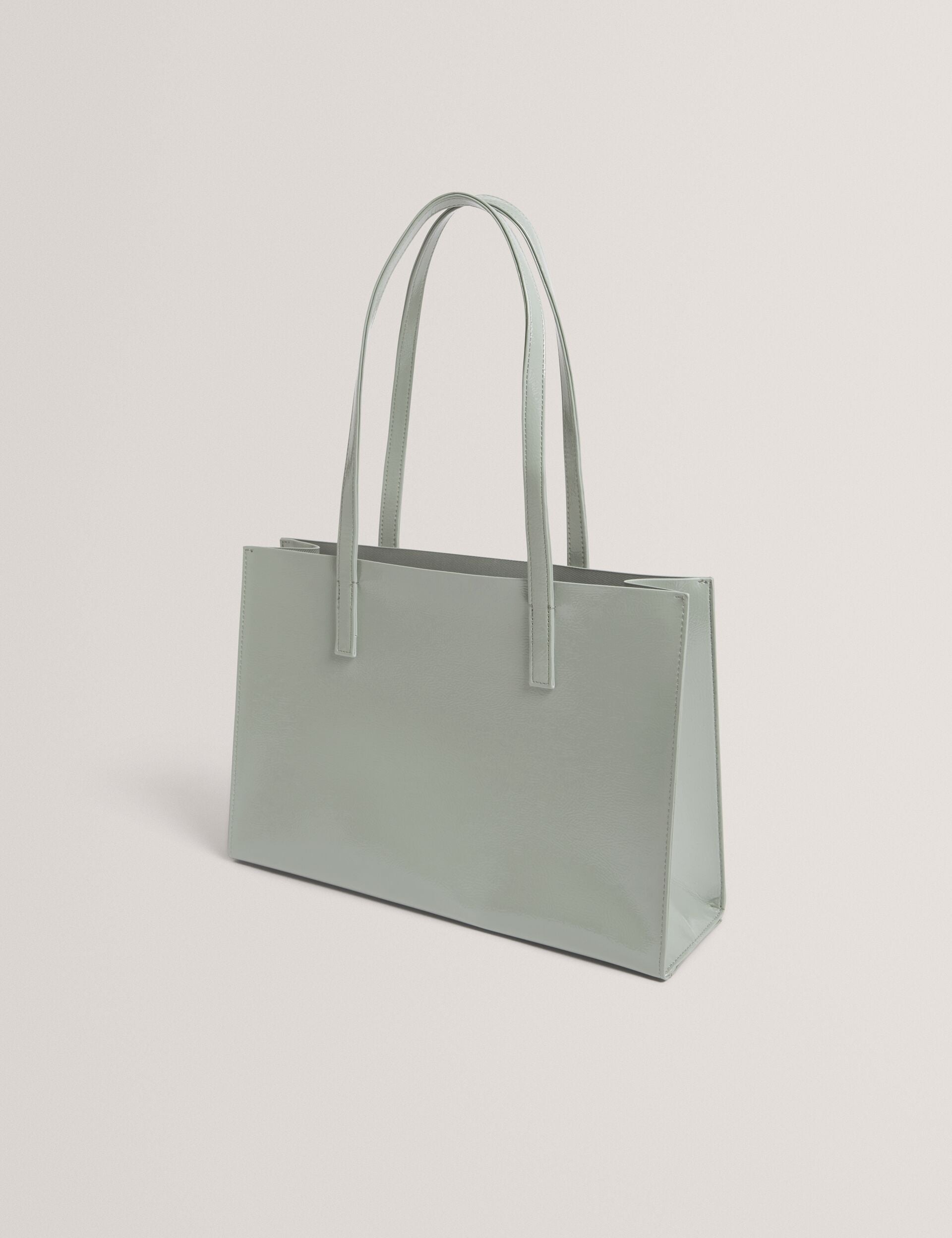 Ted Baker Crinell Crinkled Pu Elongated Icon Tote Bag Women's