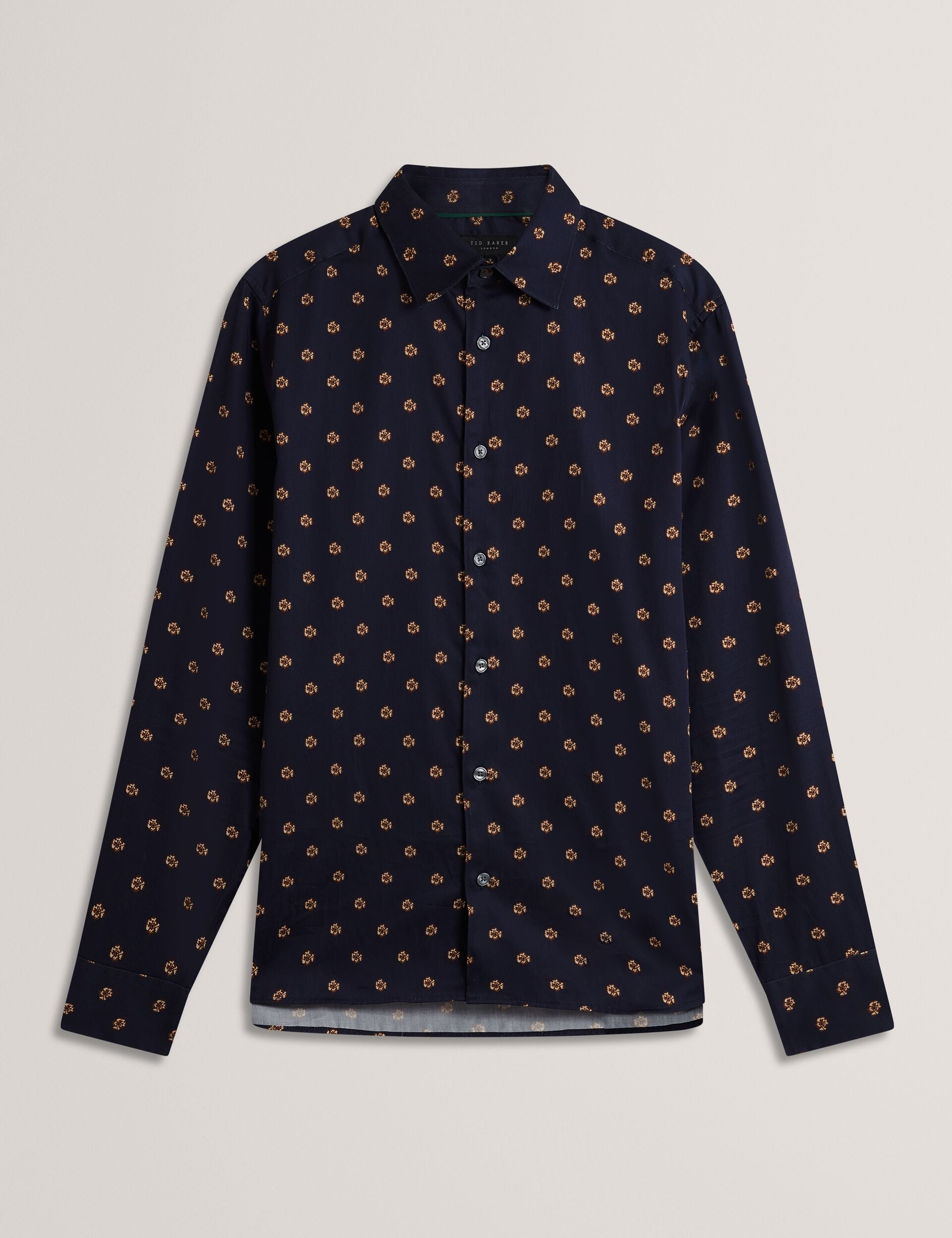 Ted Baker Olufar Ditsy Floral Print Cotton Shirt