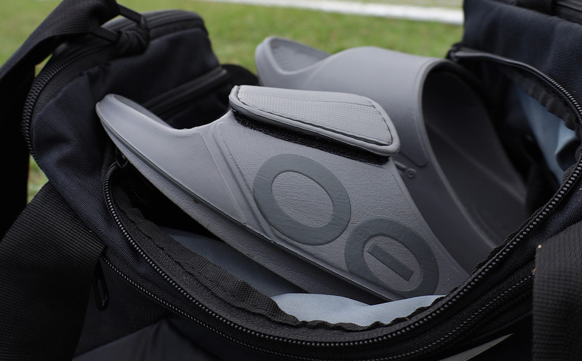 Oofos Women's Sport Flex Slide Slate