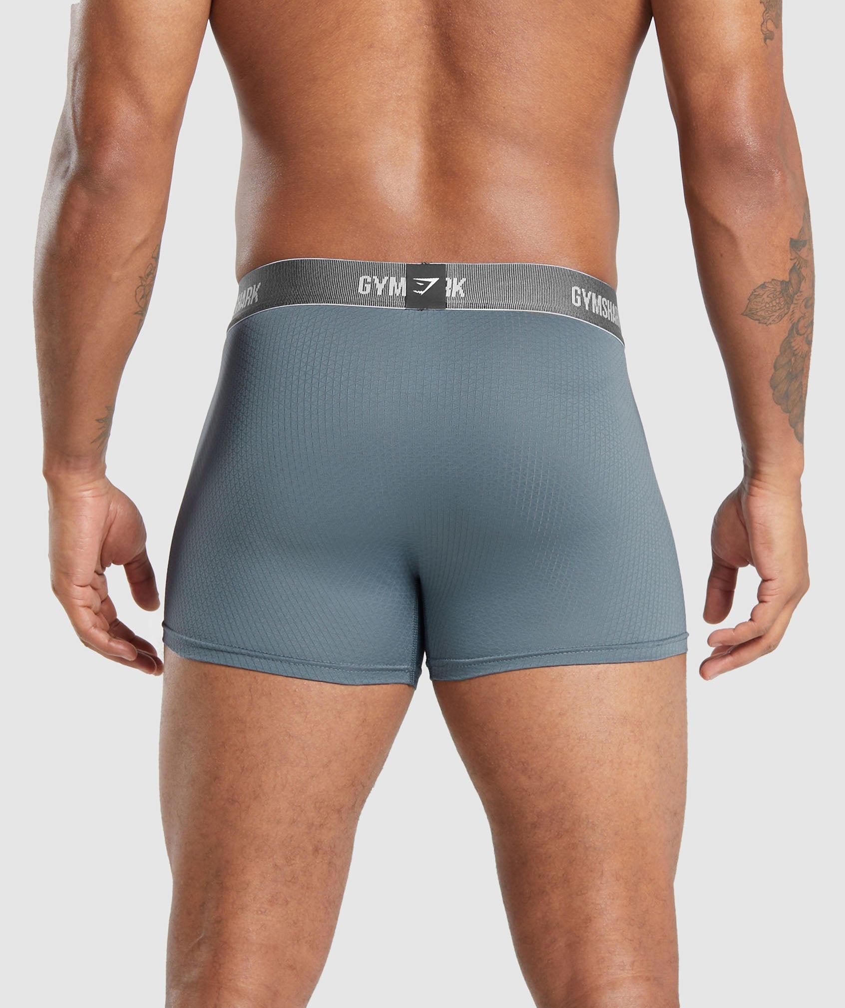 Gymshark Sports Tech Boxer 3Pk Cool Blue