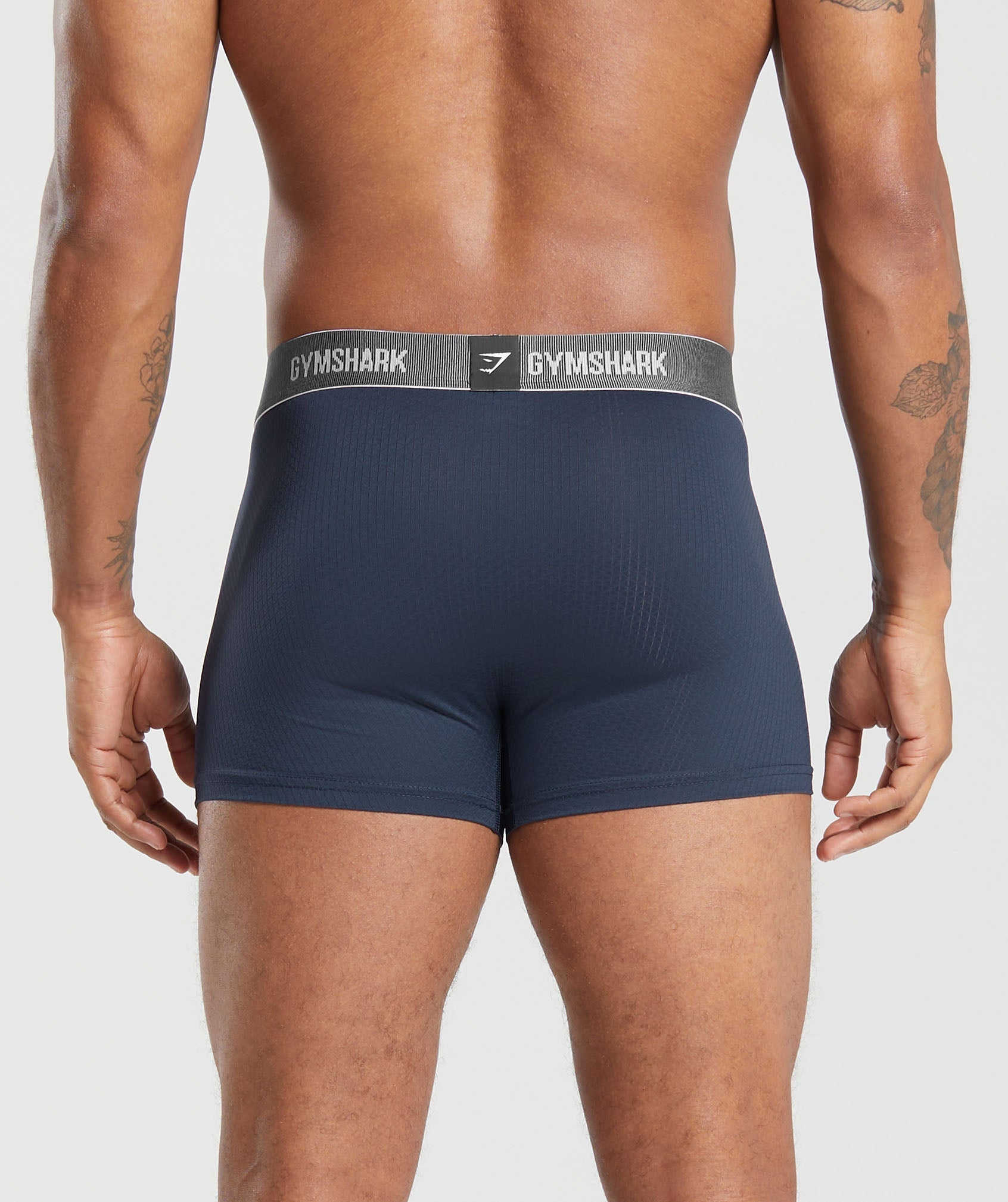 Gymshark Sports Tech Boxer 3Pk Cool Blue
