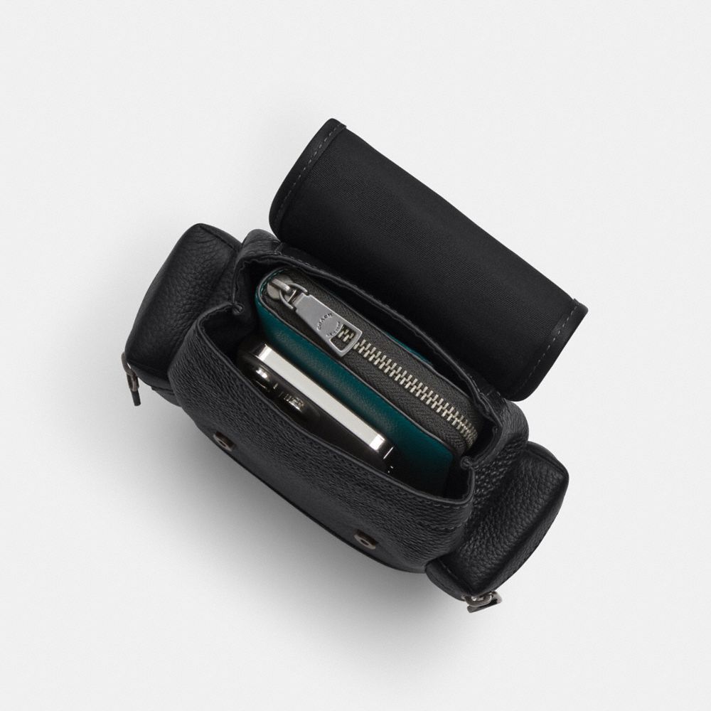 Coach Sprint Sling Pack Black Copper Black