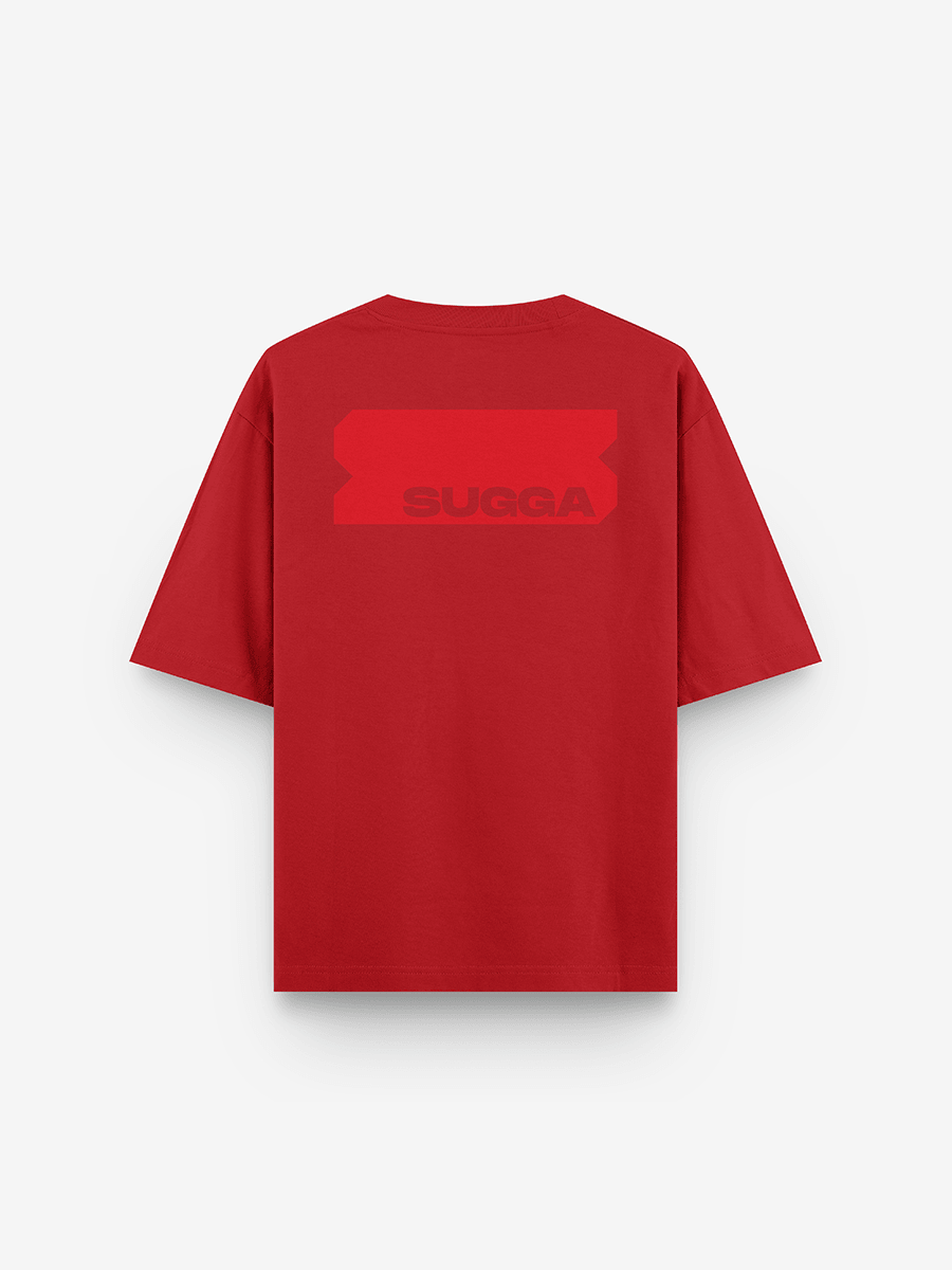 Sugga Stamp Tshirt - Red Regular Fit