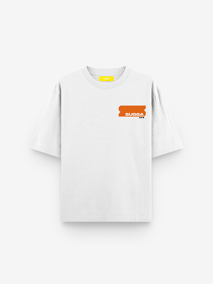 Sugga Stamp Tshirt - White Regular Fit