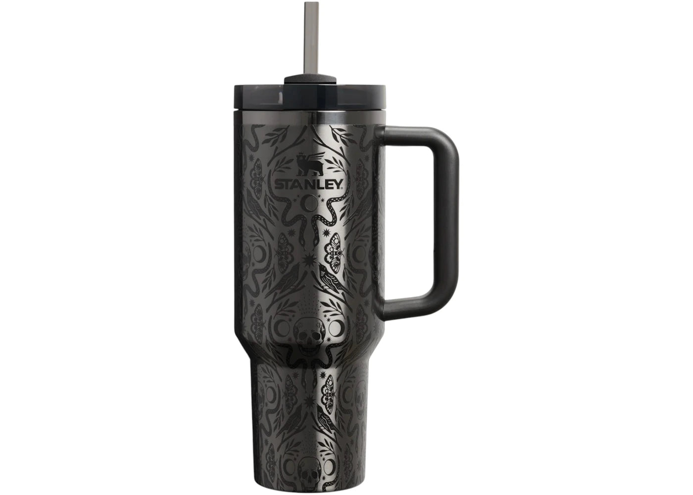 stanley the halloween quencher h2.0 flowstate 40oz tumbler deadly damask