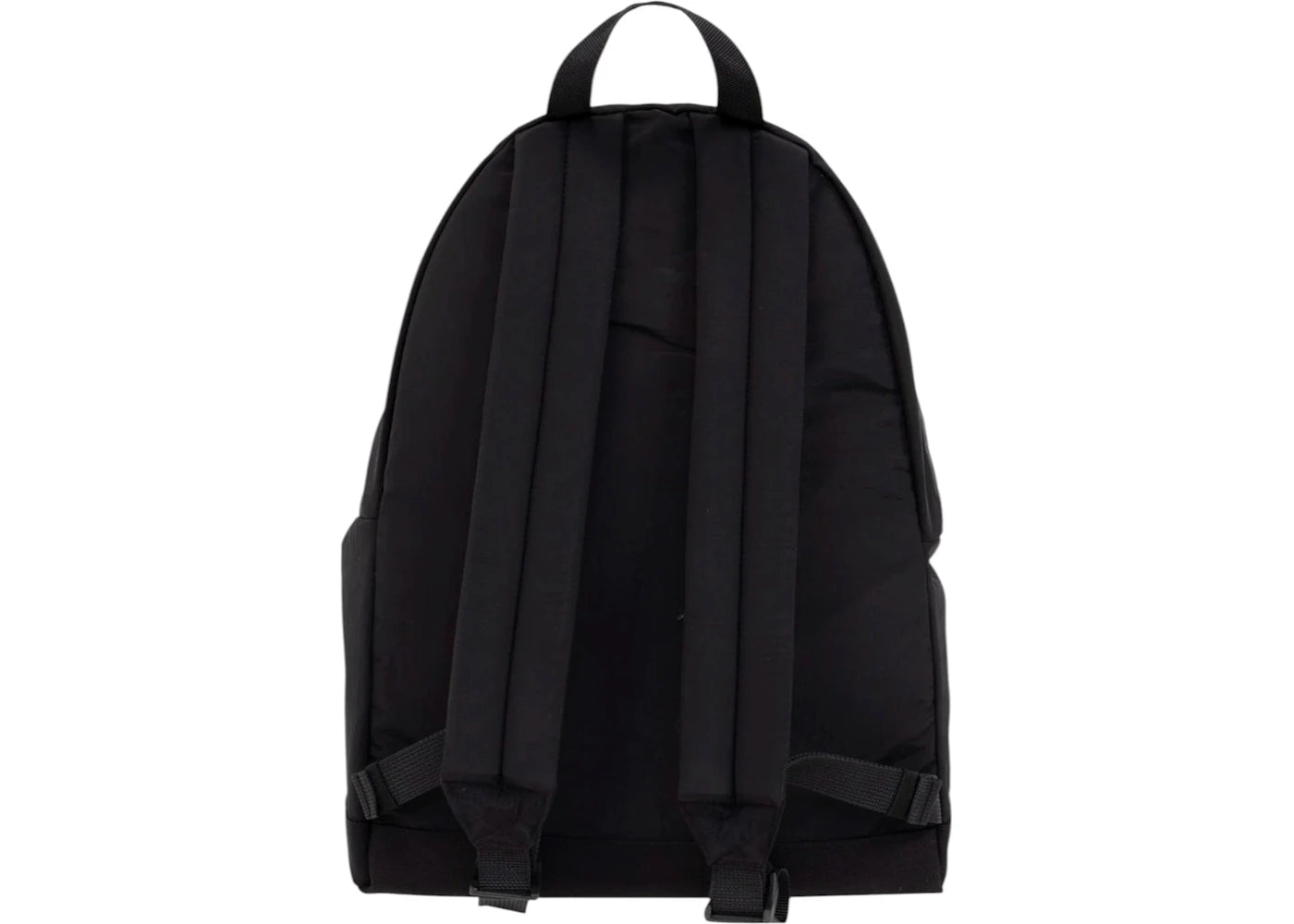 stone island compass embroidered zipped backpack black