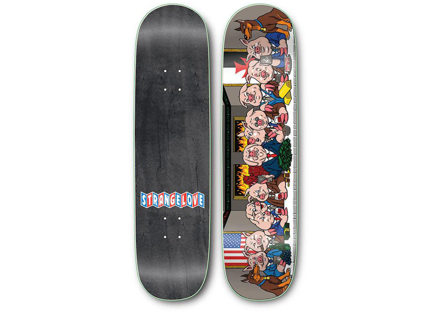 Strangelove Animal Farm 8.5 Skateboard Deck Mutli