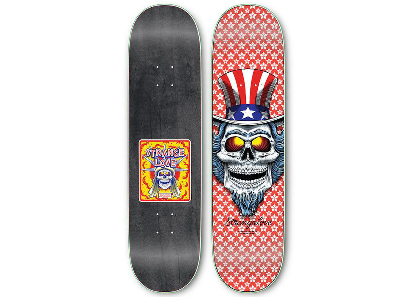 Strangelove Firecracker 8.125 Skateboard Deck Red