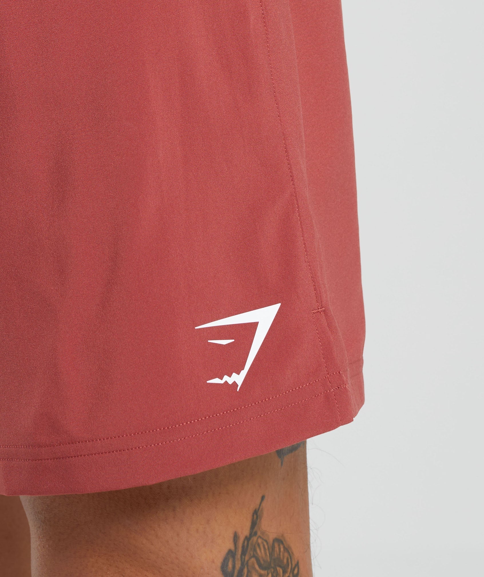 Gymshark Strike Shorts Rust Red