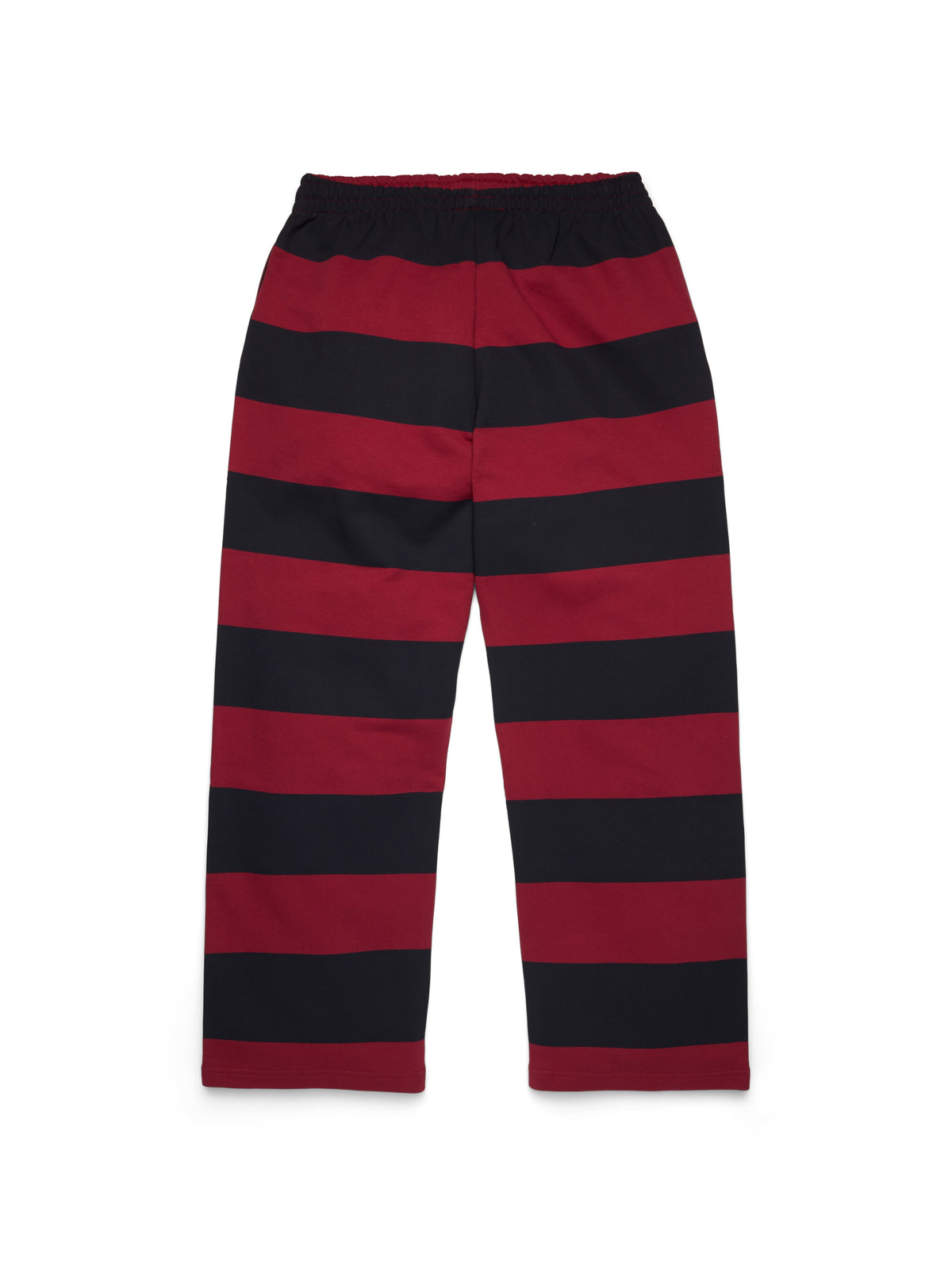 Denim Tears Striped Crest Open Hem Sweatpant Red / Navy