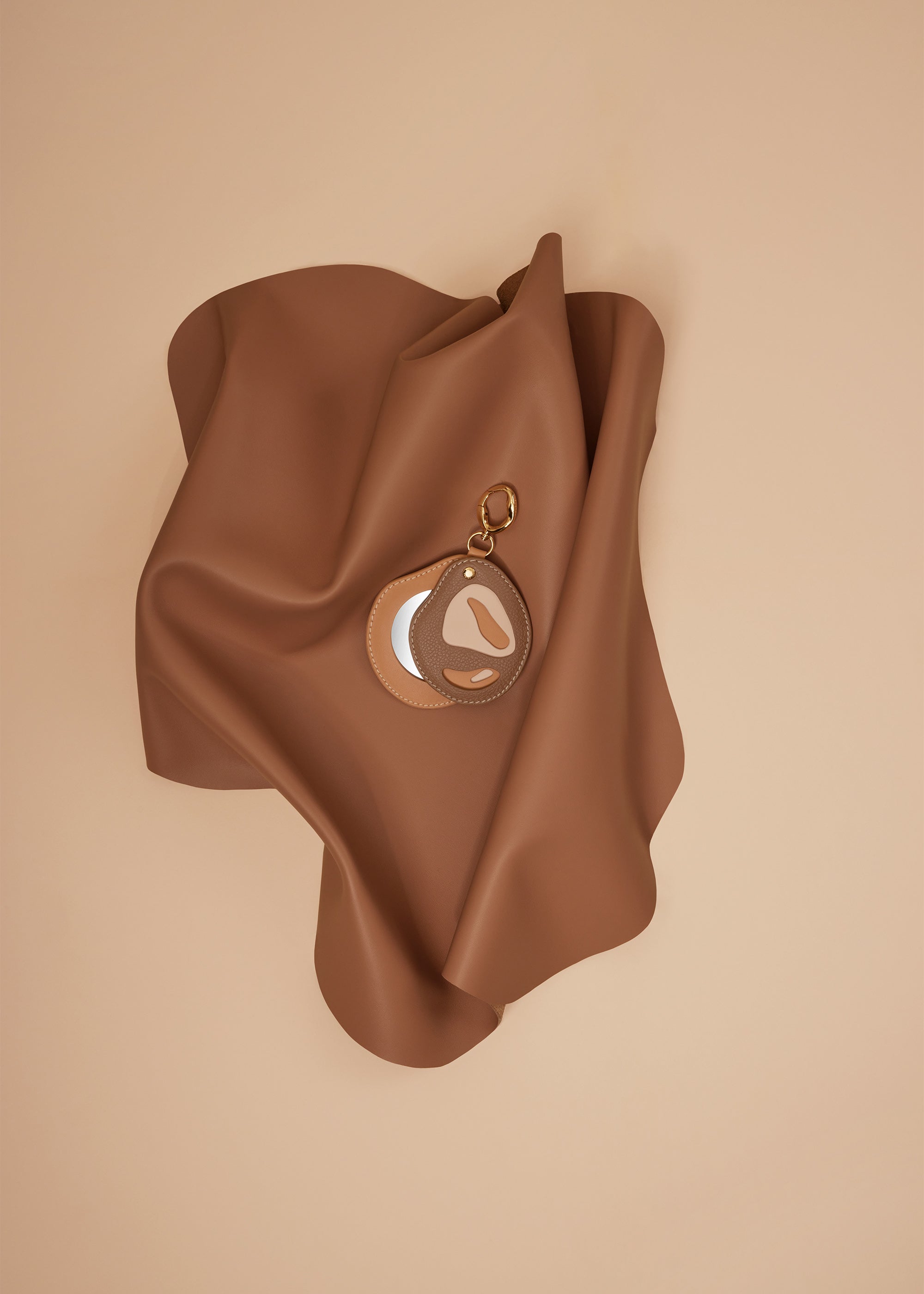 Polene Atla Mirror Trio Camel