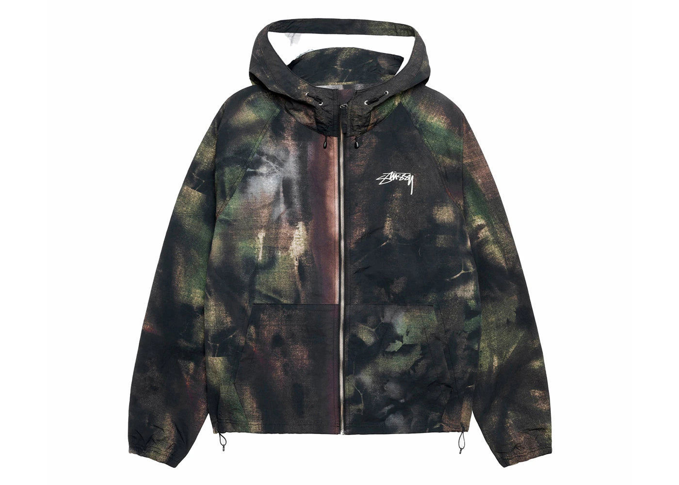 stussy beach stenpat camo shell fortine