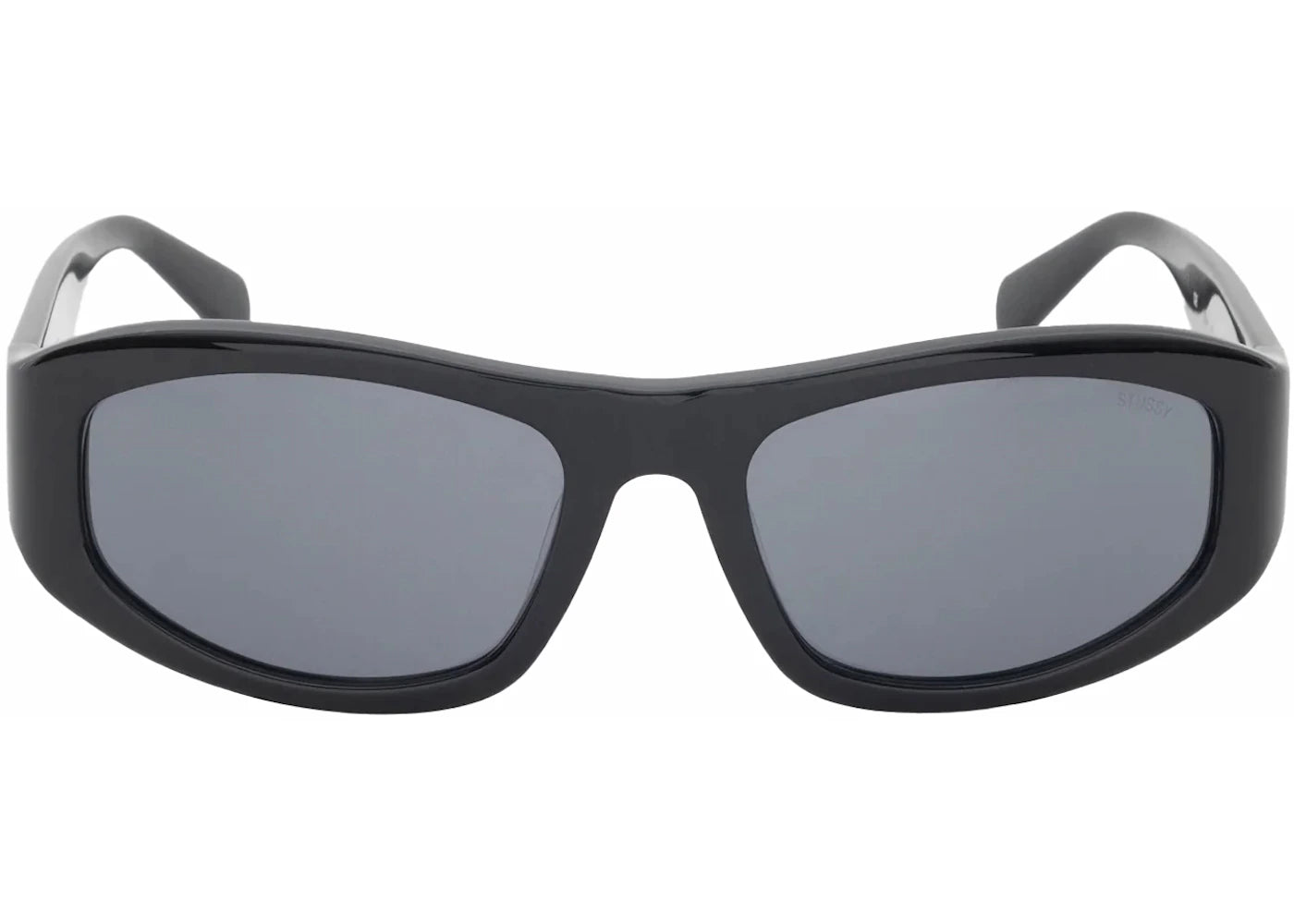 Stussy Landon Sunglasses Black/Black Lens – Kicks Machine