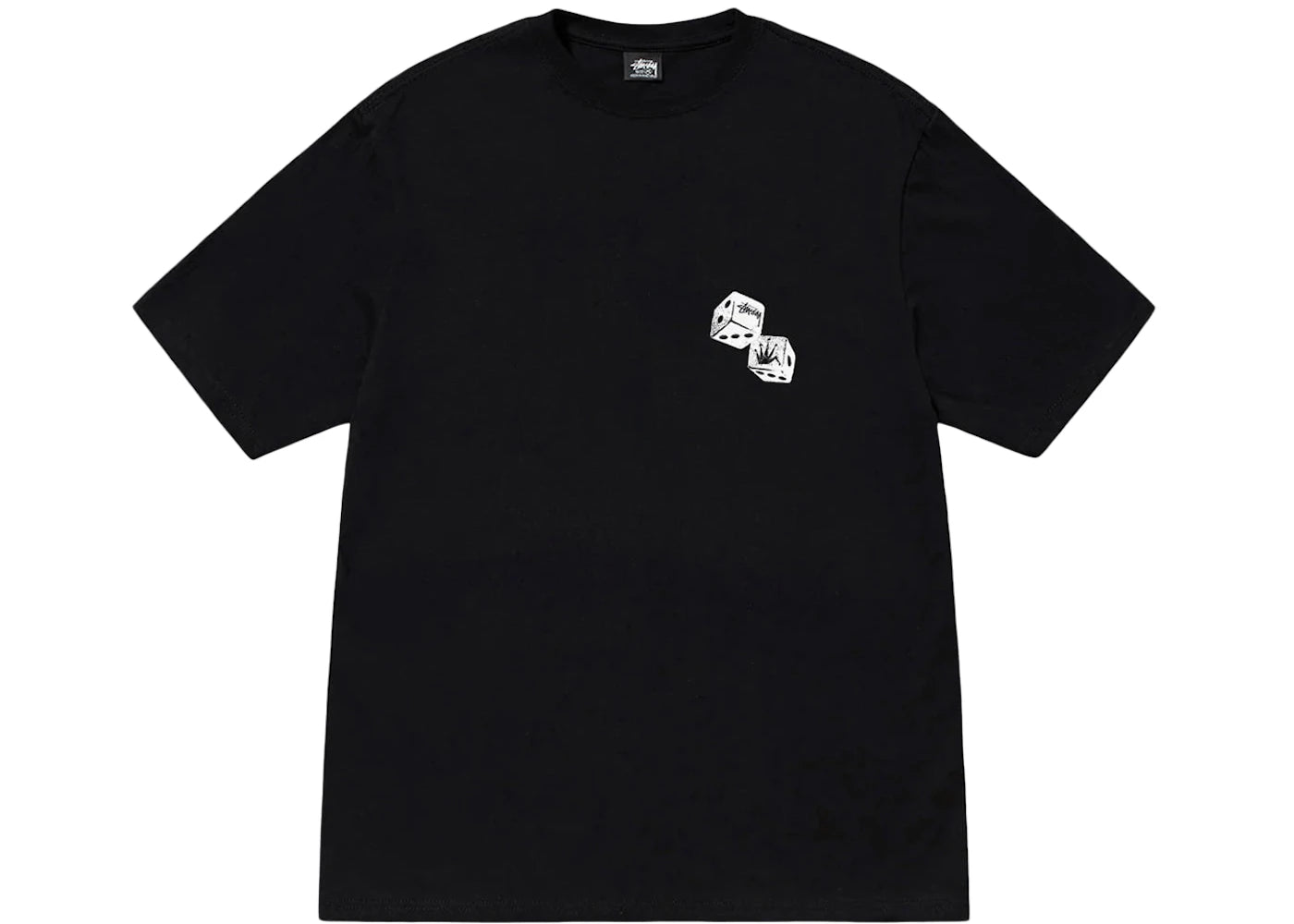 stussy shakers tee black