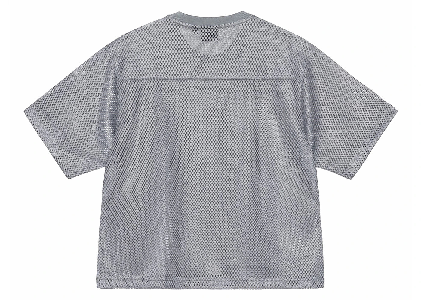 stussy sport jersey silver