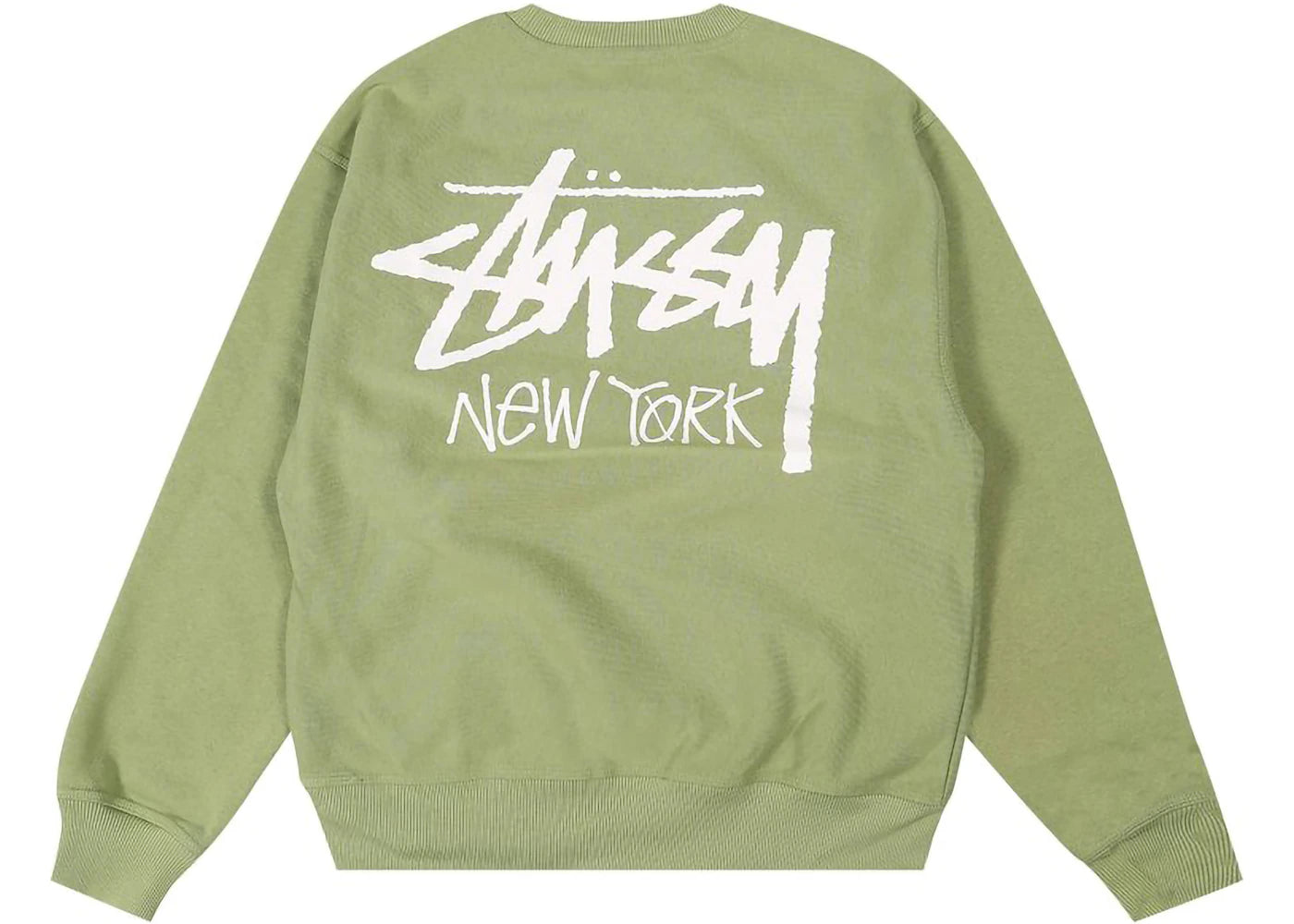 stussy stock new york crew moss