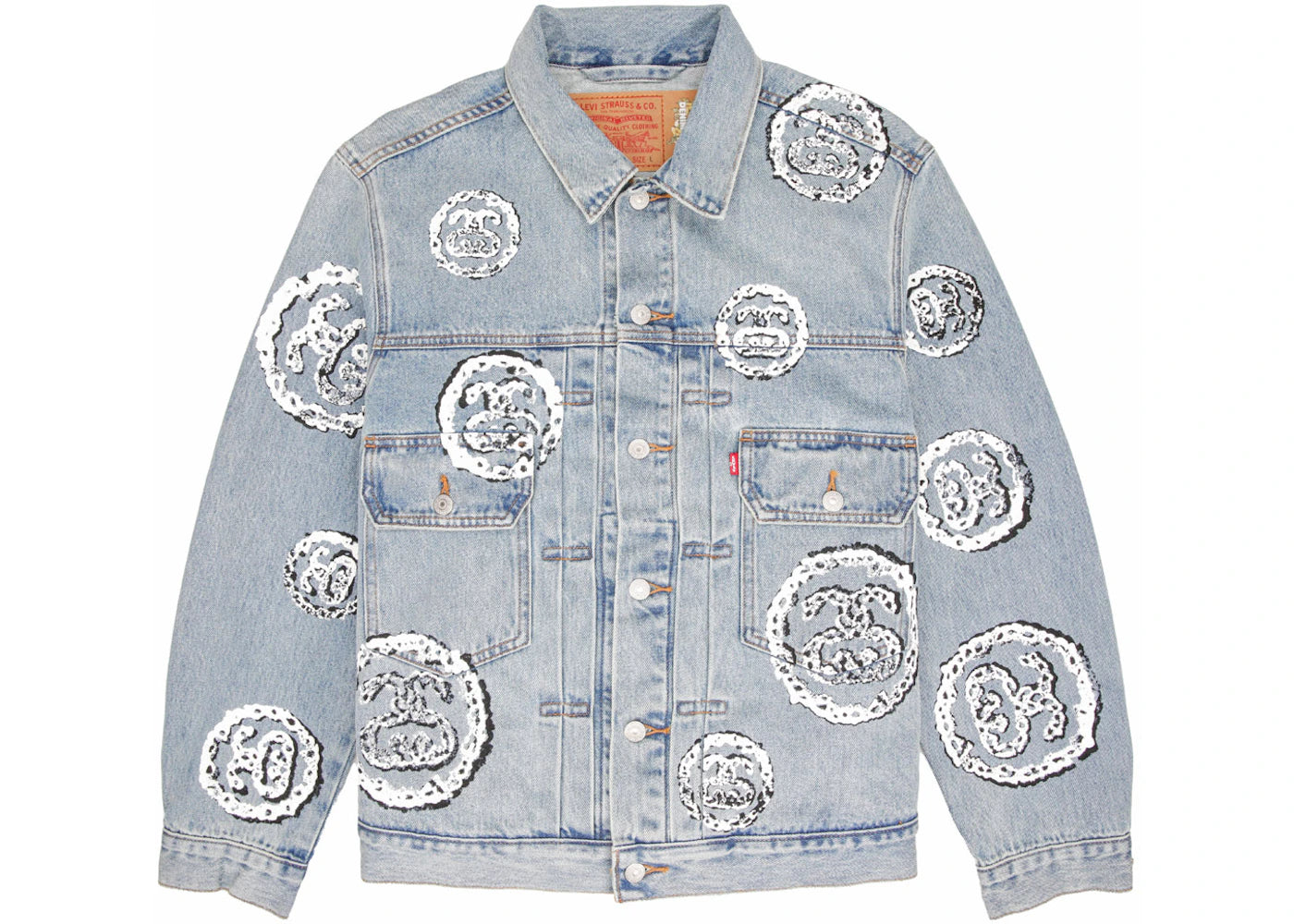stussy x denim tears type 2 jacket indigo