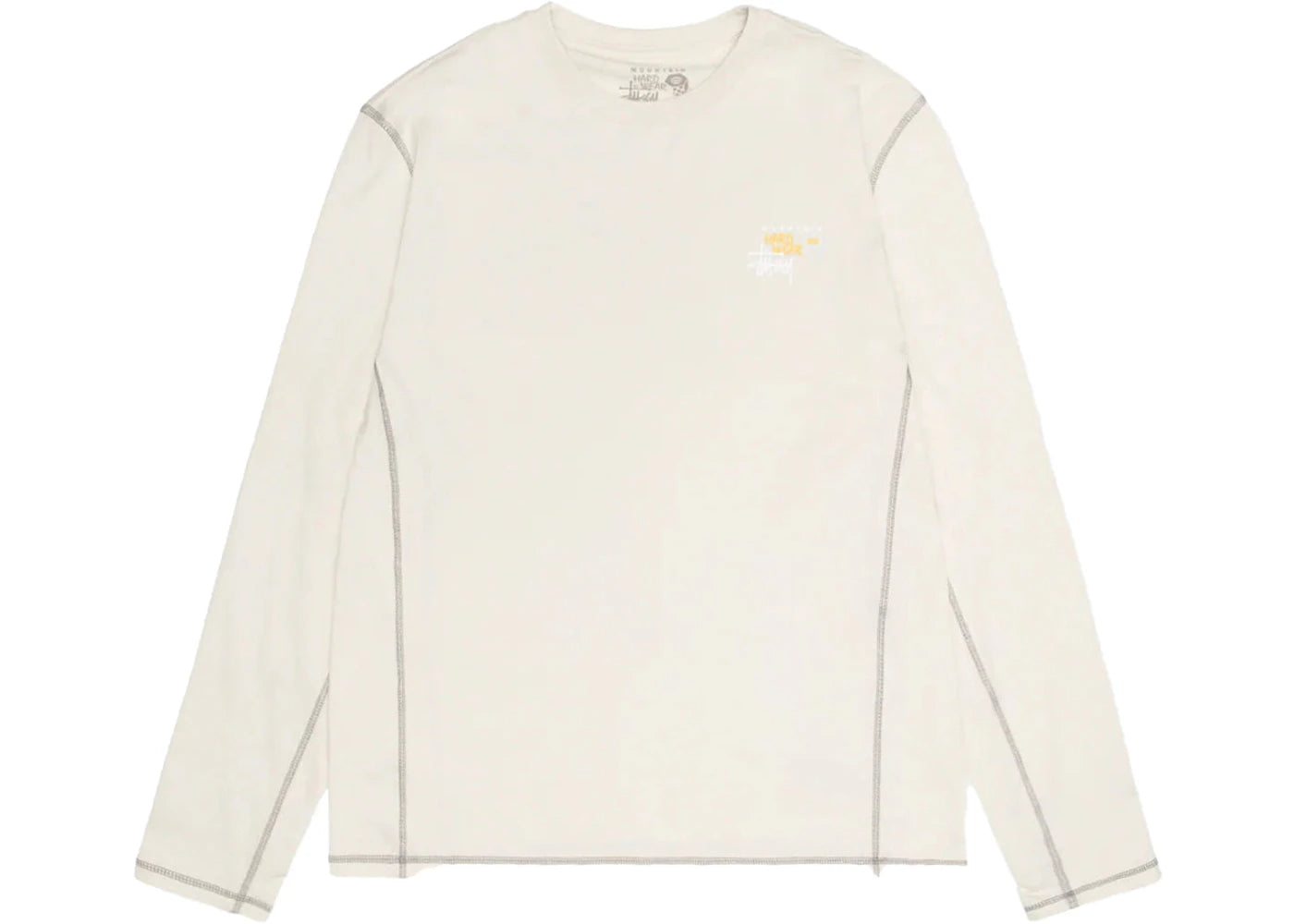 stussy x mountain hardwear l/s tee stone