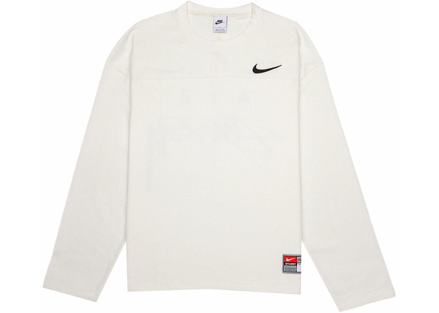 stussy x nike dri-fit mesh jersey sail