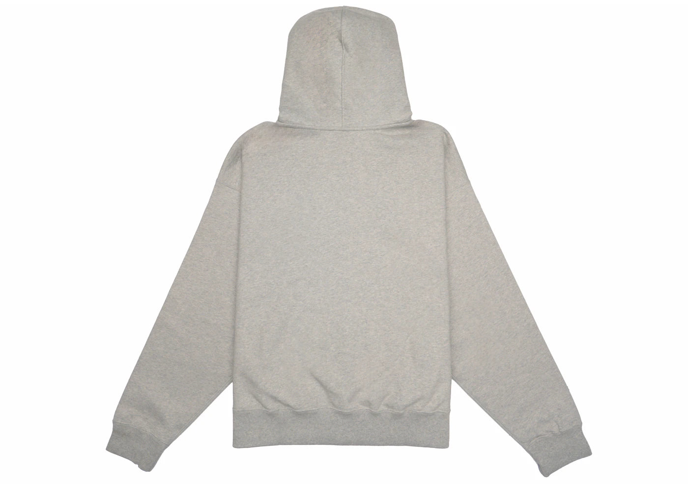 stussy x nike fleece zip hoodie grey heather