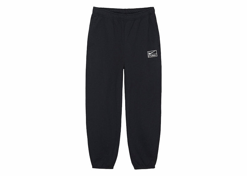 Stussy X Nike Stone Washed Fleece Pant (Ss24) Black