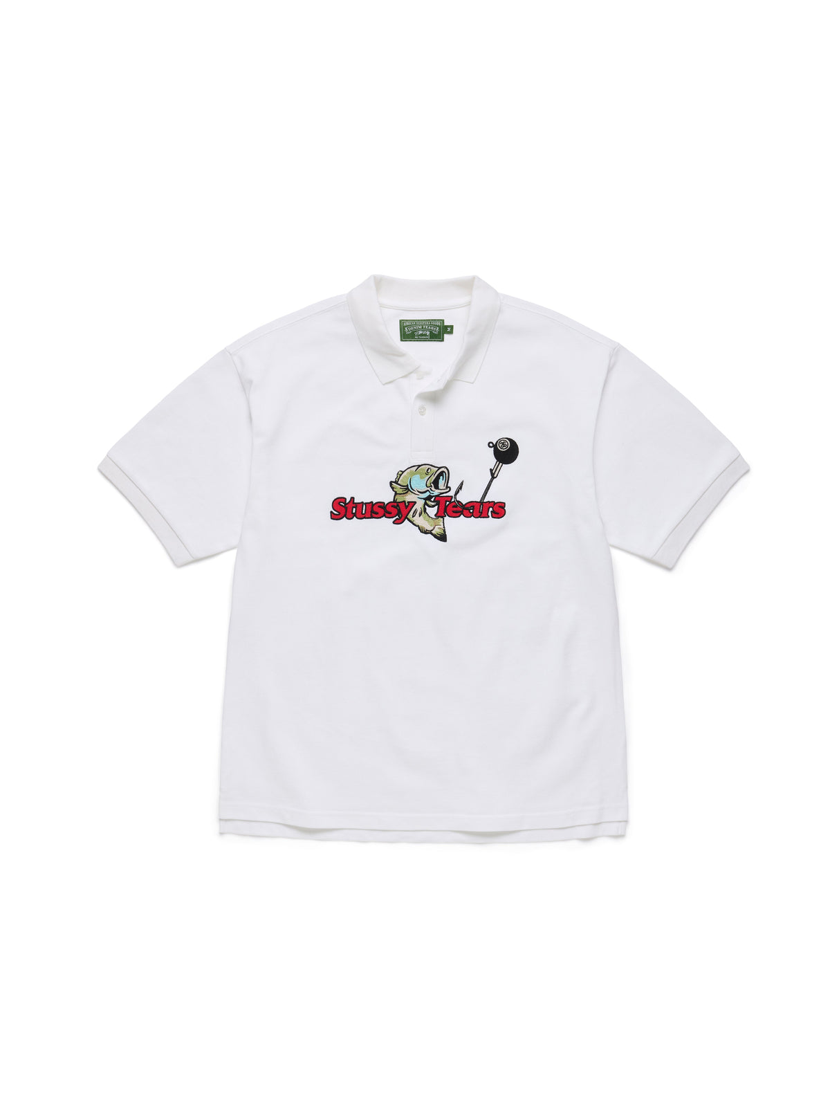 Stüssy Tears Polo White