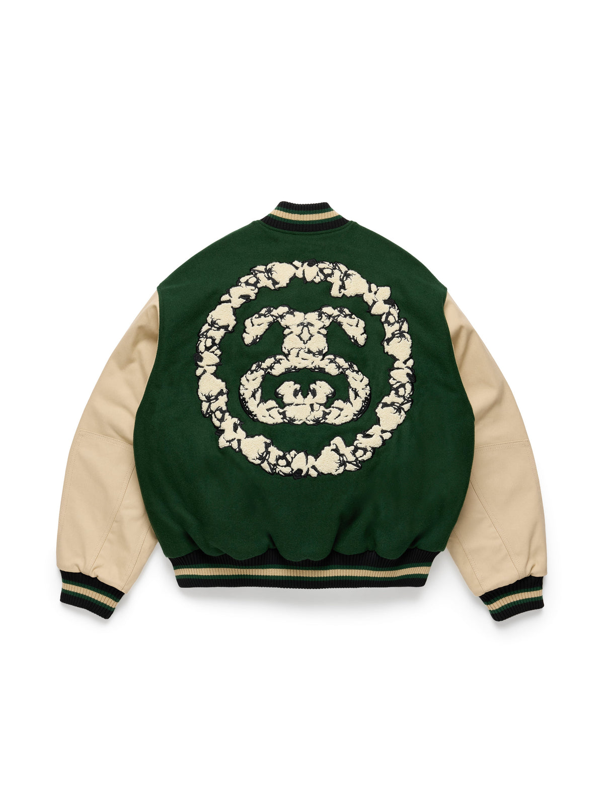 Stüssy Tears Double S Wreath Varsity Jacket