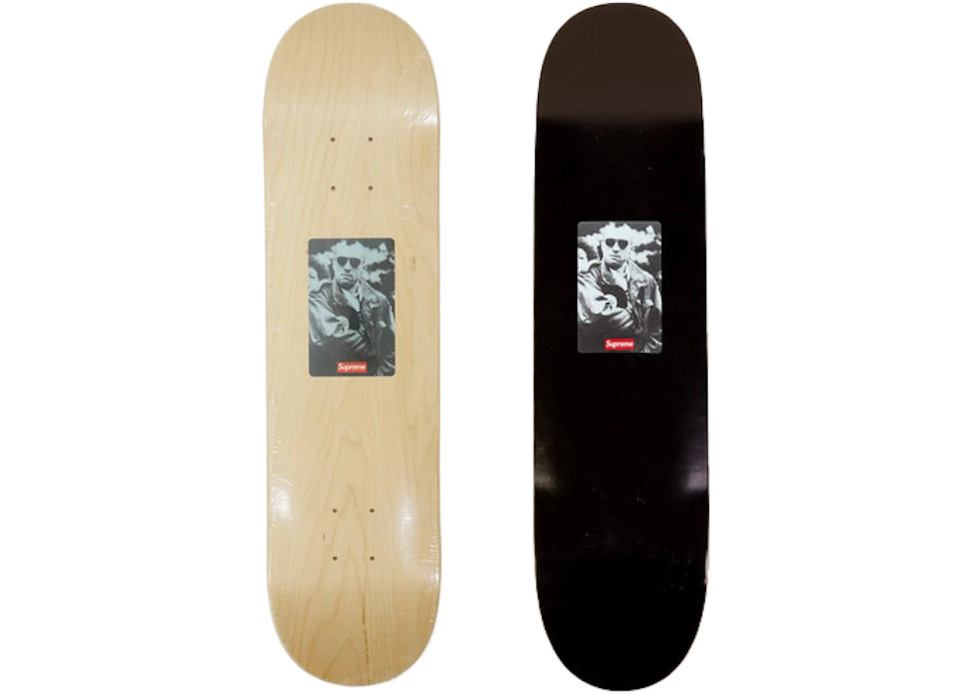Supreme 20Th Anniversary Taxi Driver Skateboard Deck Black/Natural
