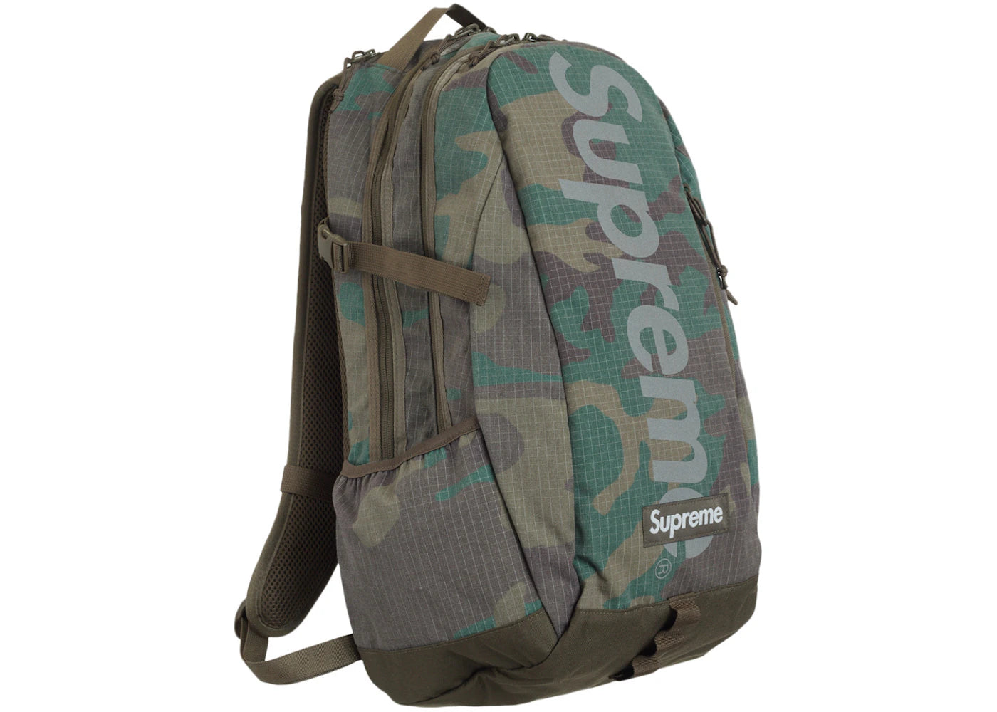 supreme backpack (ss24) woodland camo