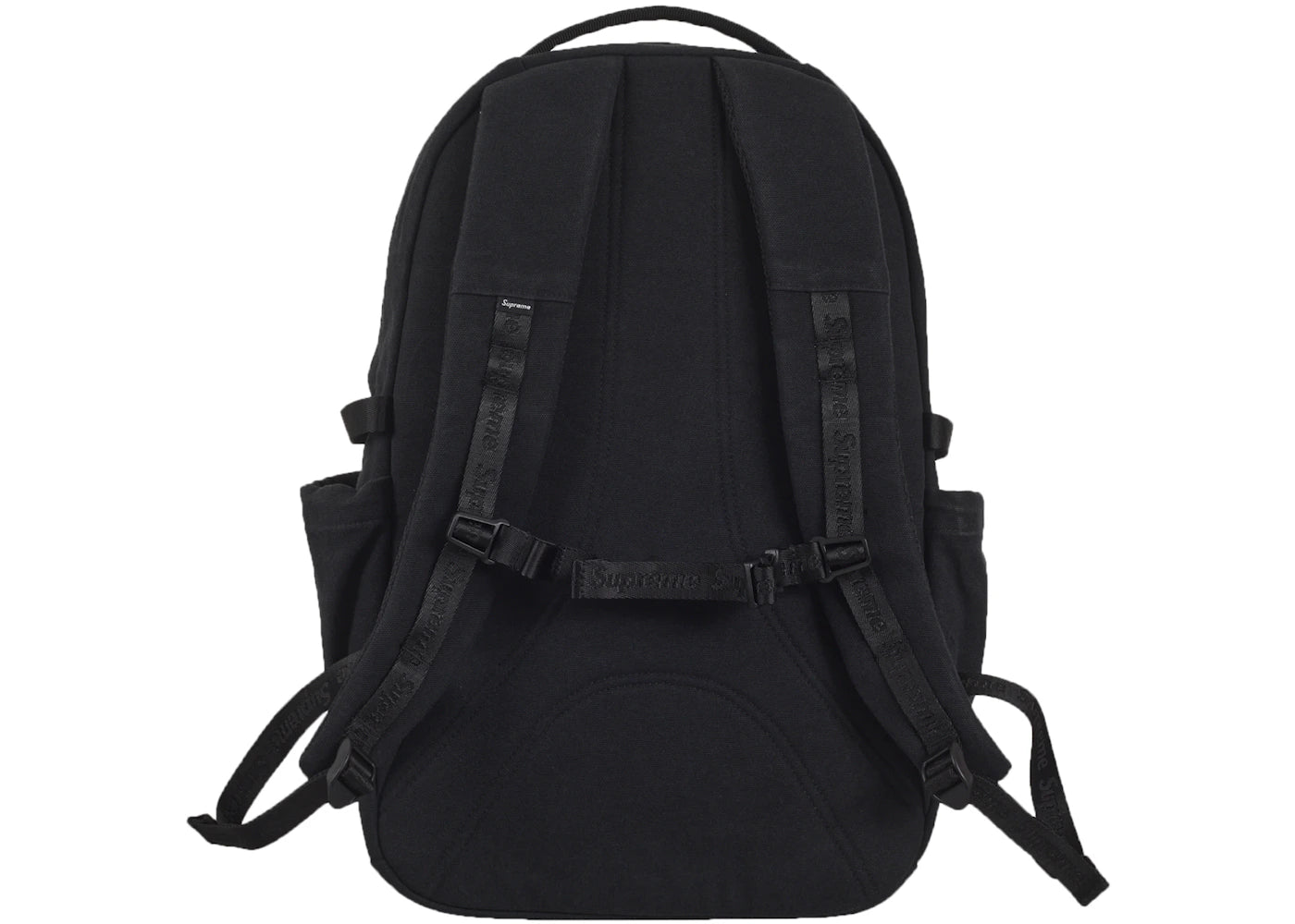 supreme logo backpack (ss25) black