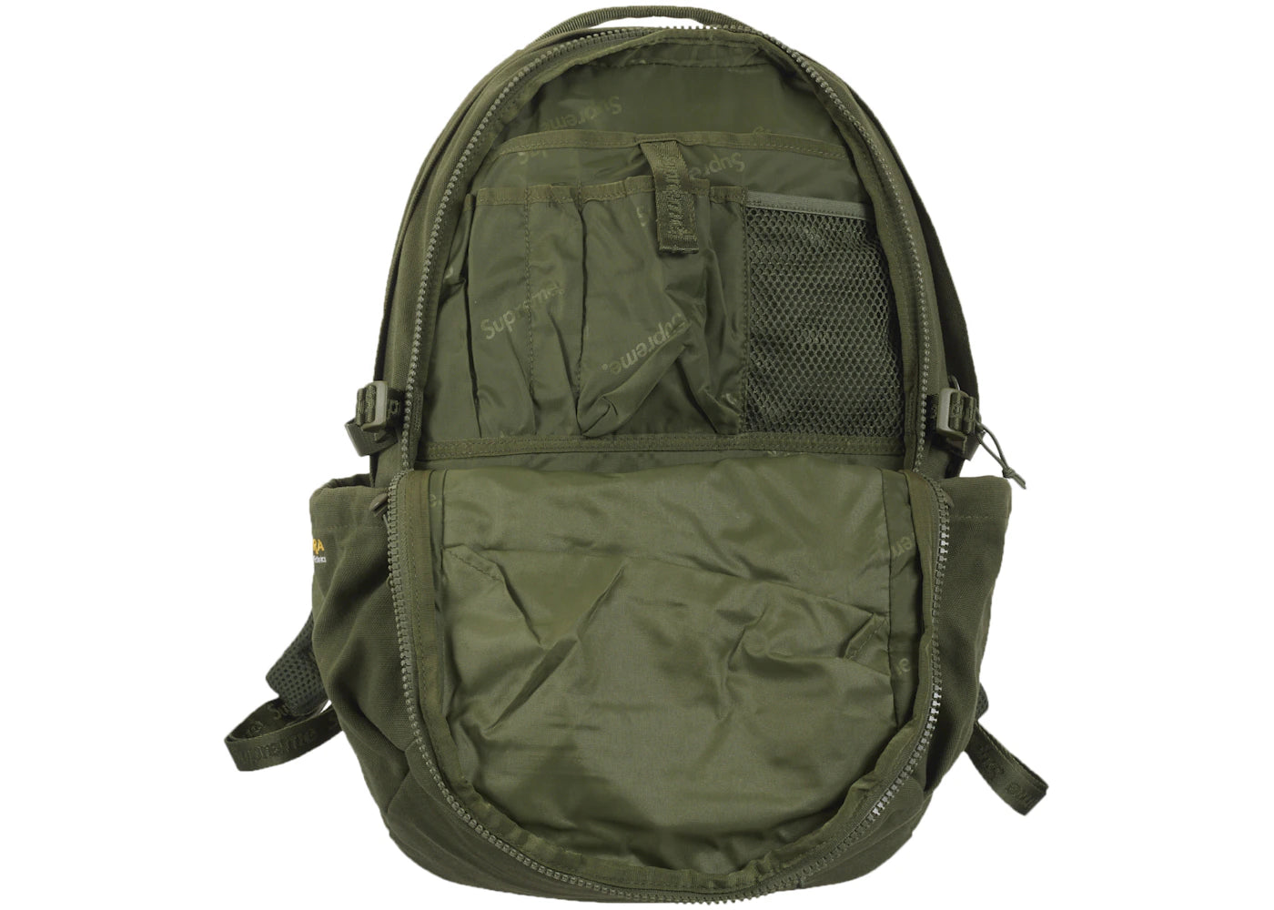 supreme logo backpack (ss25) olive