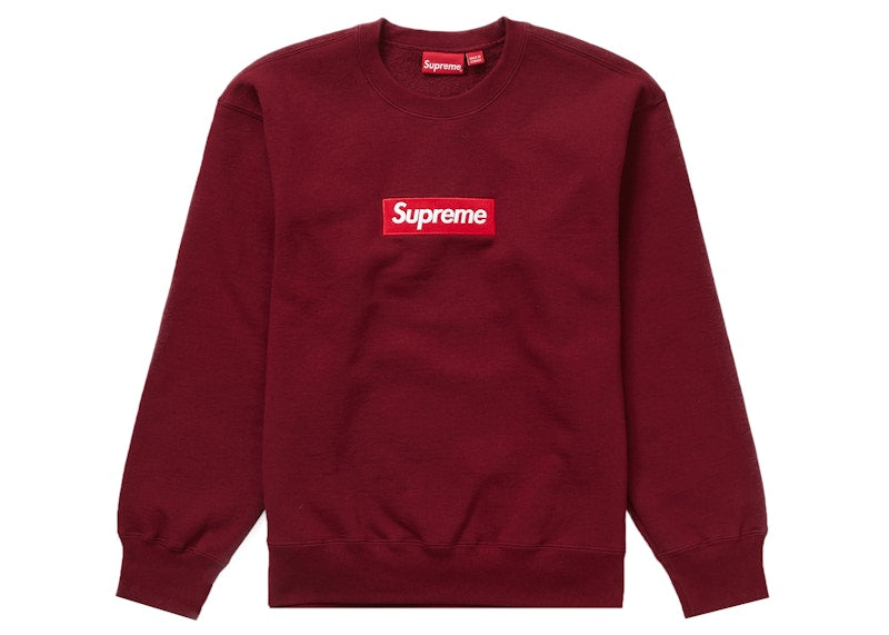 Supreme Box Logo Crewneck (Fw22) Cardinal