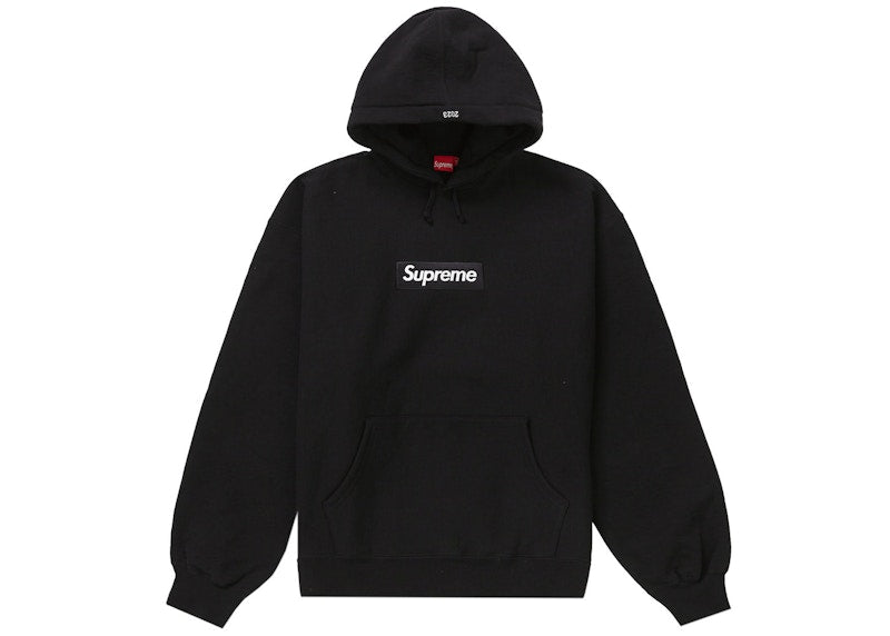 Supreme Box Logo Hooded Sweatshirt (Fw23) Black